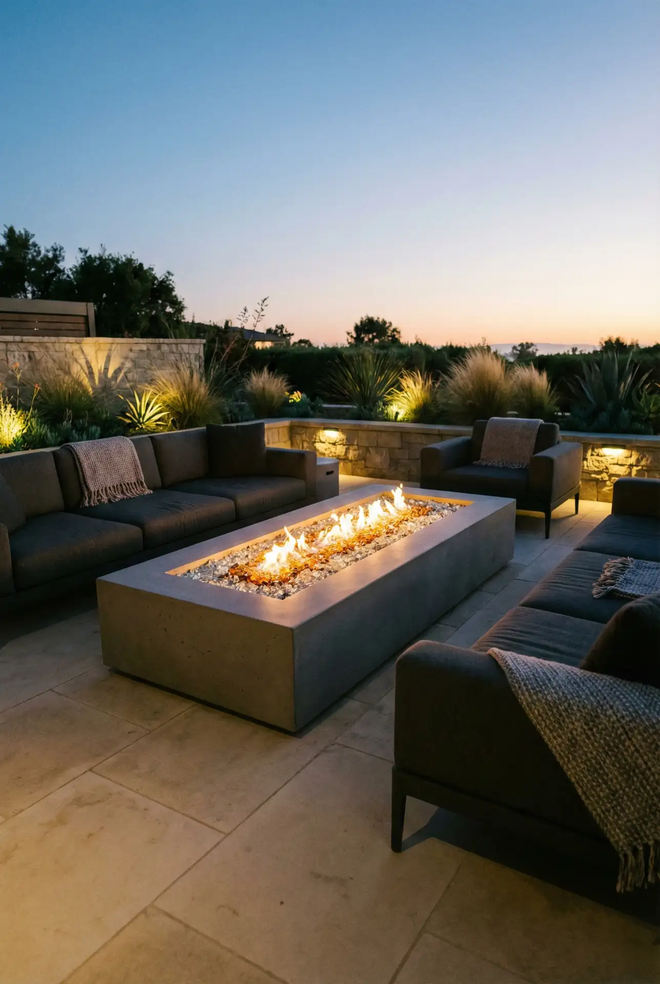 Smokeless Gas Fire Pit Patio 1