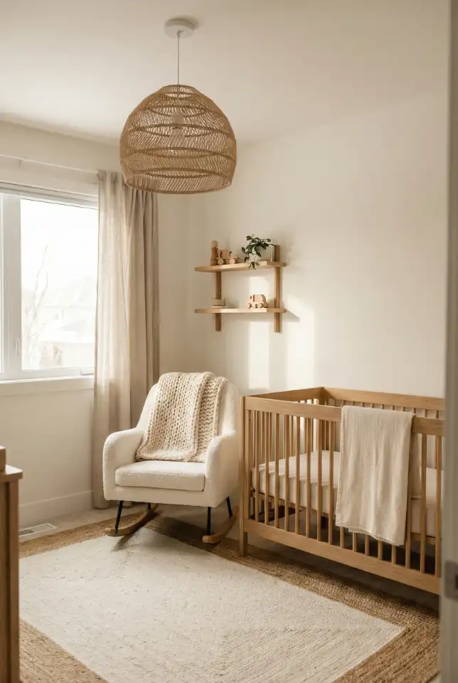Soft Neutral Nursery With Layered Textures 1