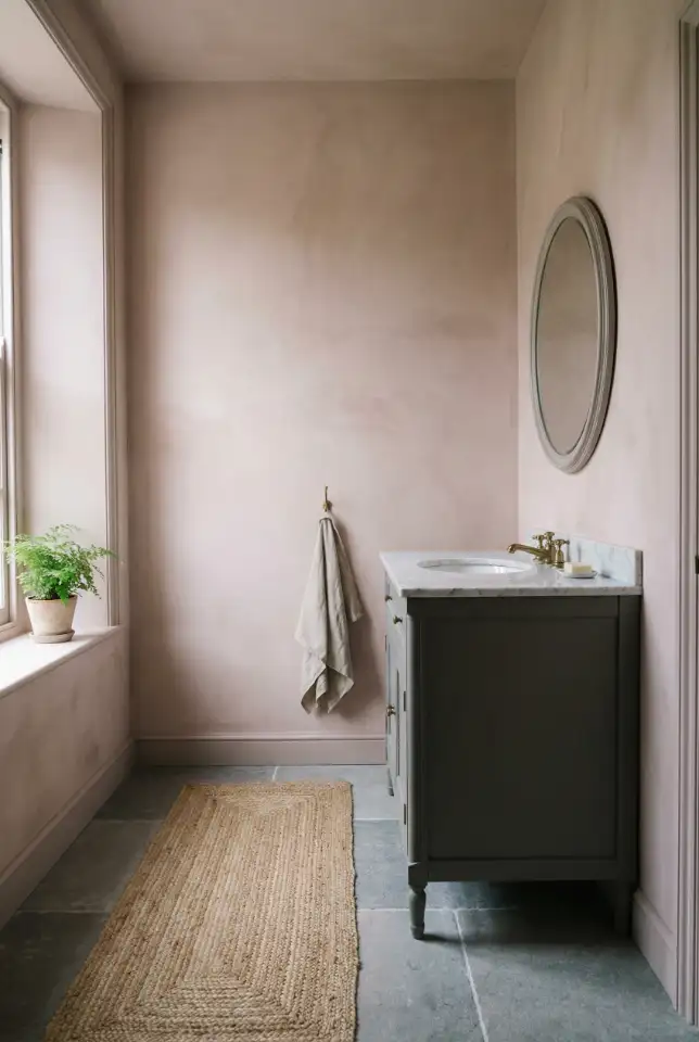 Sulking Room Pink With Grey Stone 2