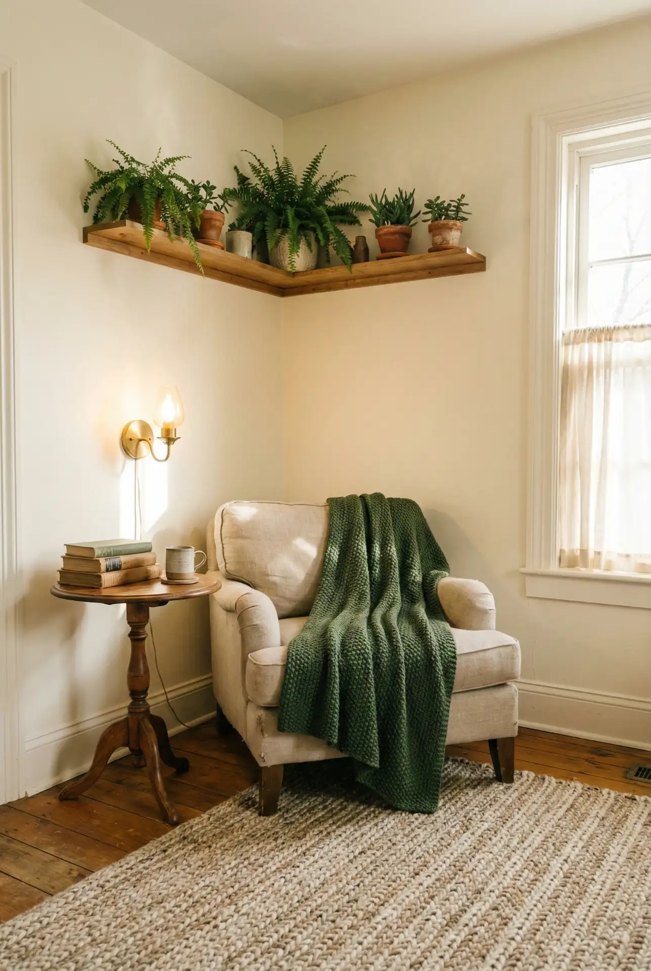 Tiny Cottage With Green Nooks And A Cute Reading Corner 1