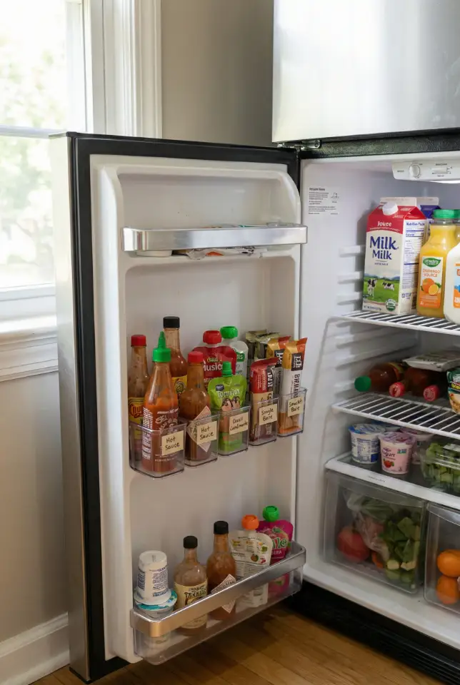 Tiny Fridge System Using Vertical Bins and Micro Categories 1