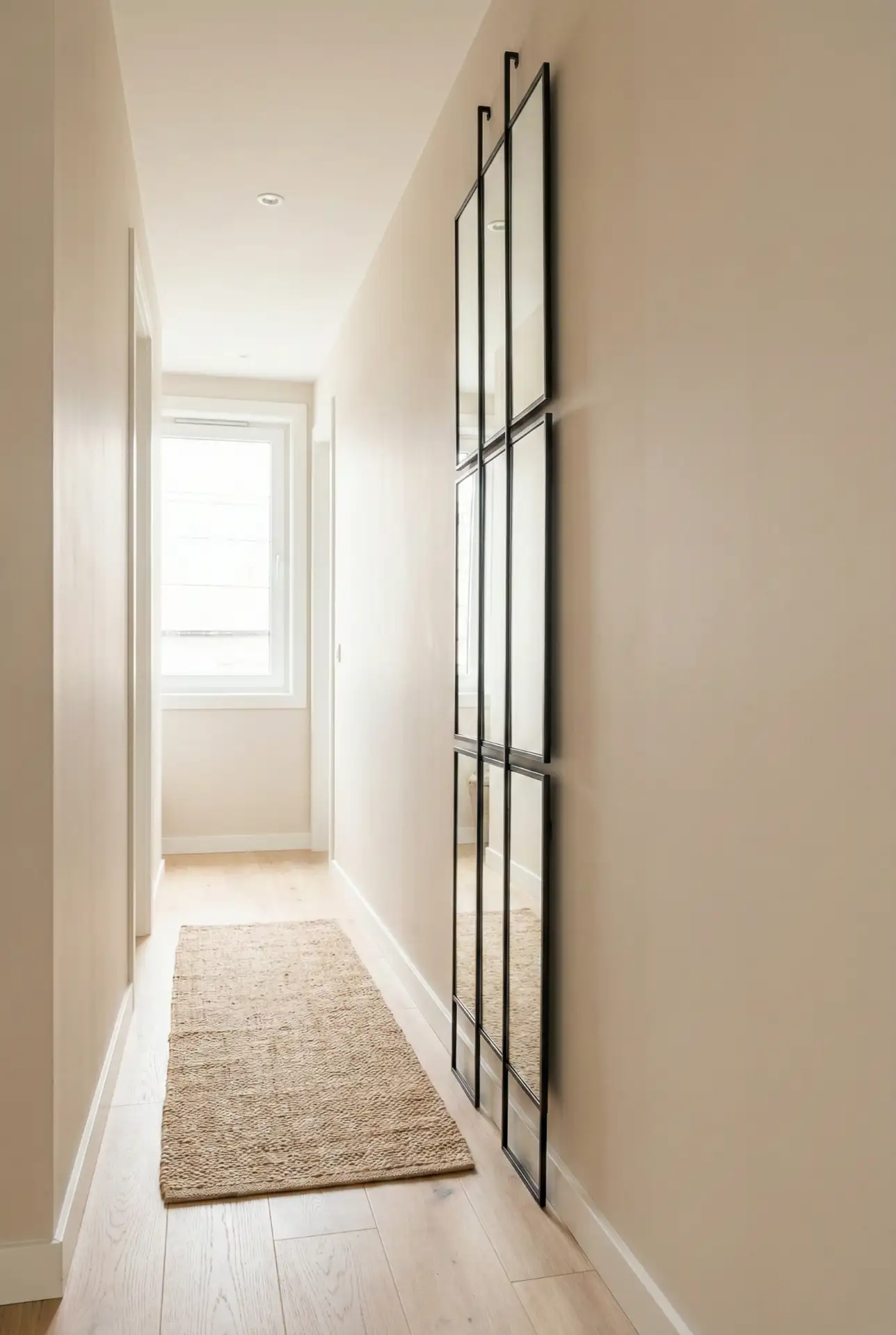 Tiny Mirror Ladder For A Small Narrow Hall 1