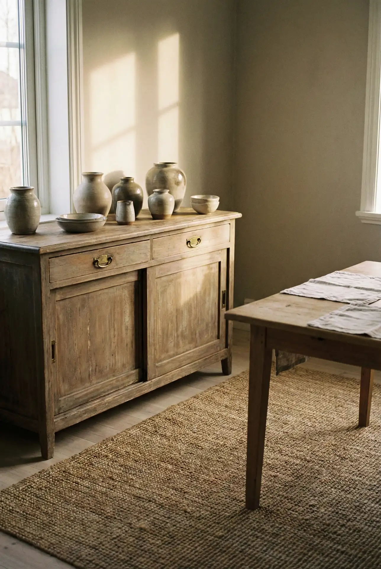 Traditional Scandinavian Dining Room With Rustic Heritage Touches 2