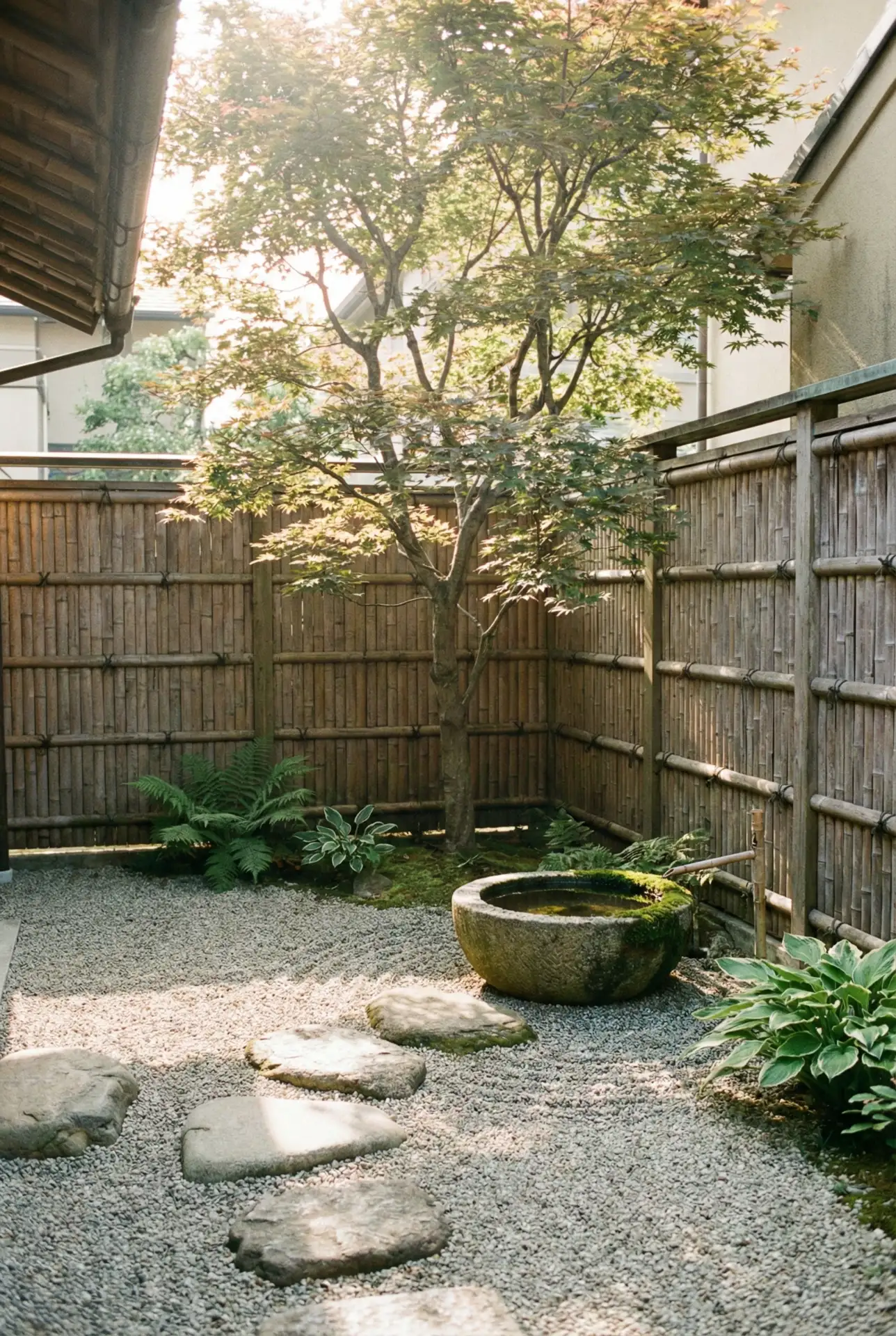 Tranquil Japanese Zen Courtyard 1