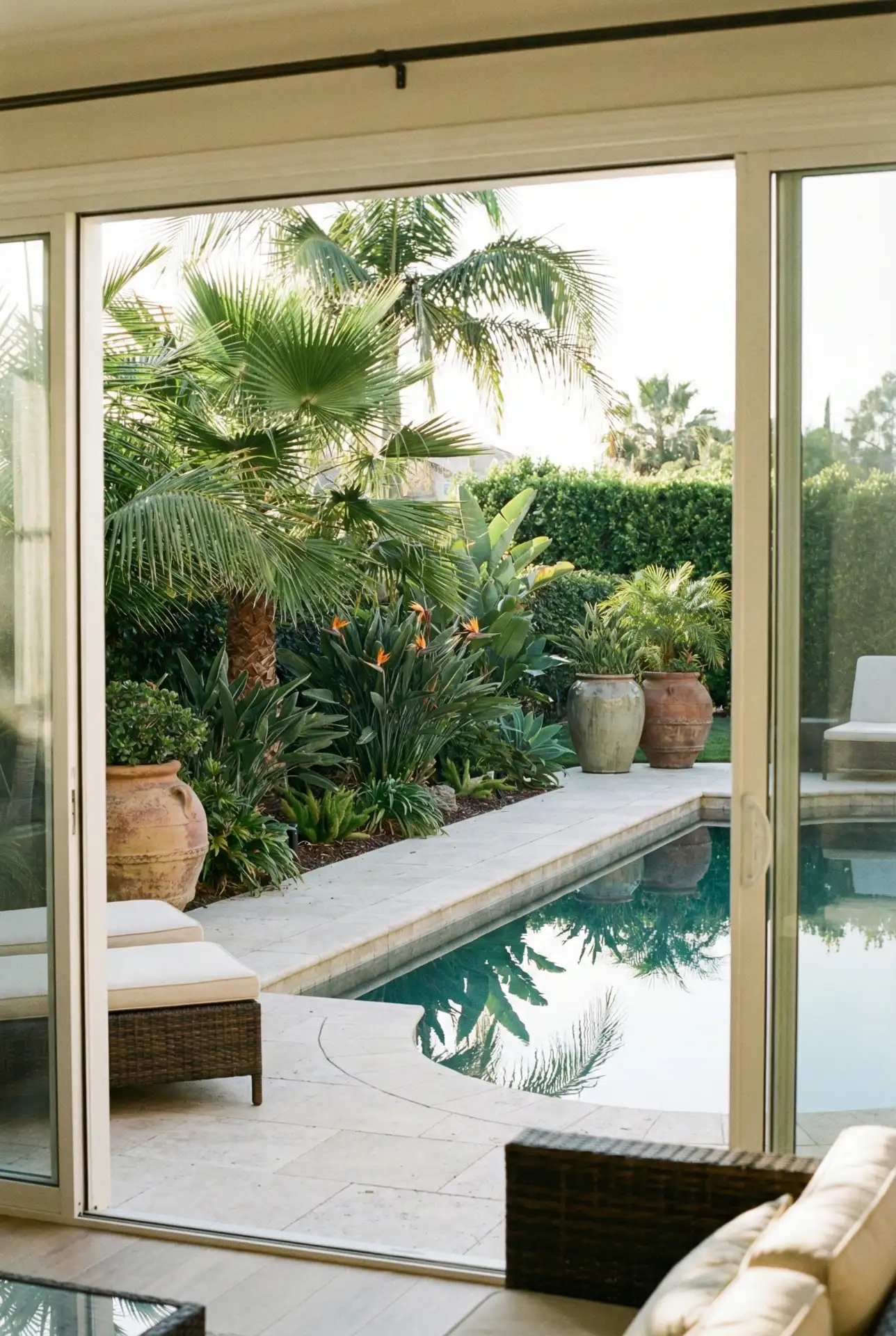 Tropical Pool Border With Resort Planting 2