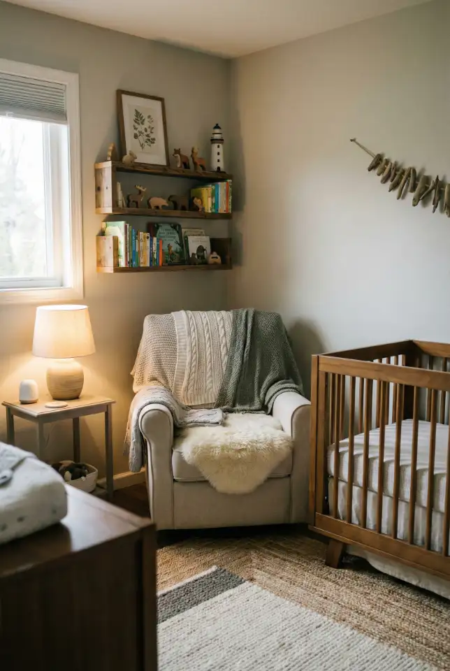 Unique Nautical Forest Nursery With Calm Storybook Layers 1