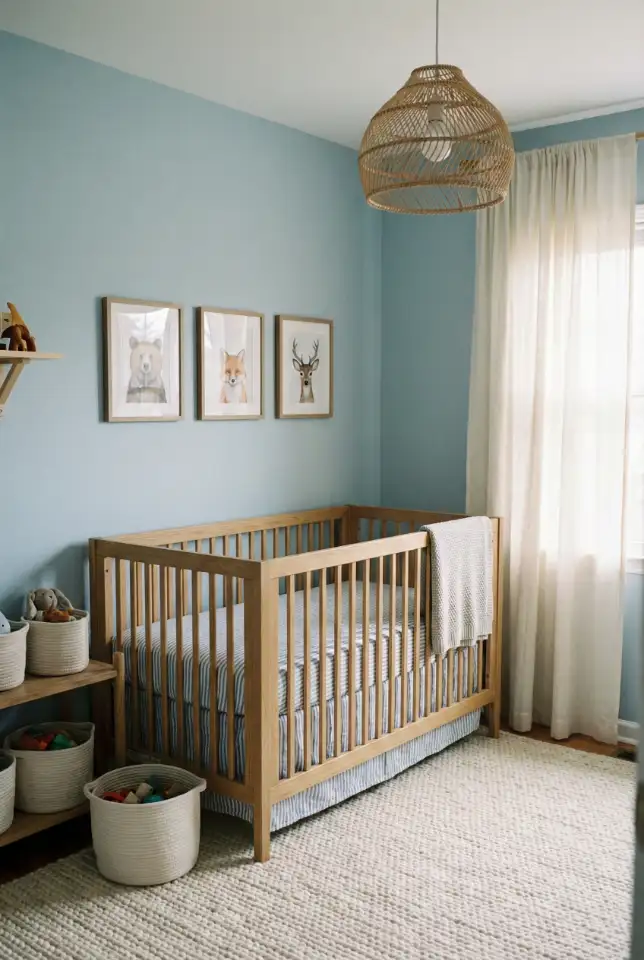 Unique Nautical Forest Nursery With Calm Storybook Layers 2