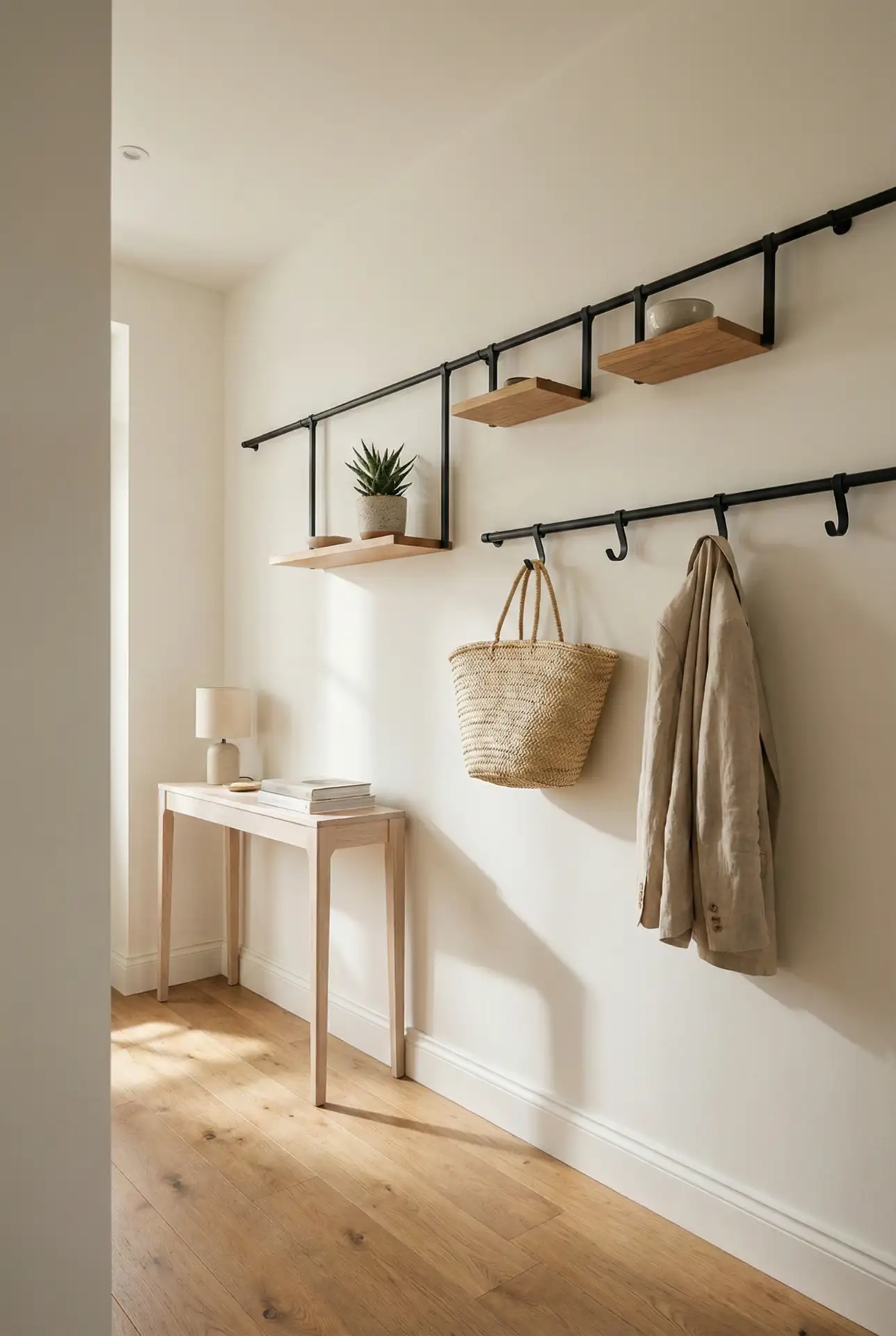 Vertical Rail Wall For Daily Grab-And-Go 1