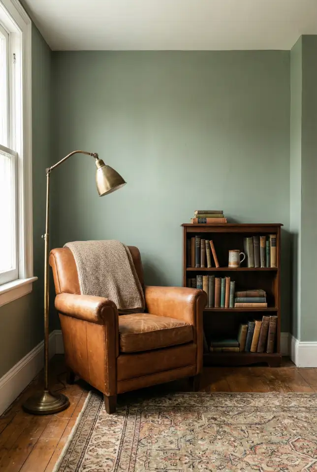 Vintage Armchair Reading Corner 2