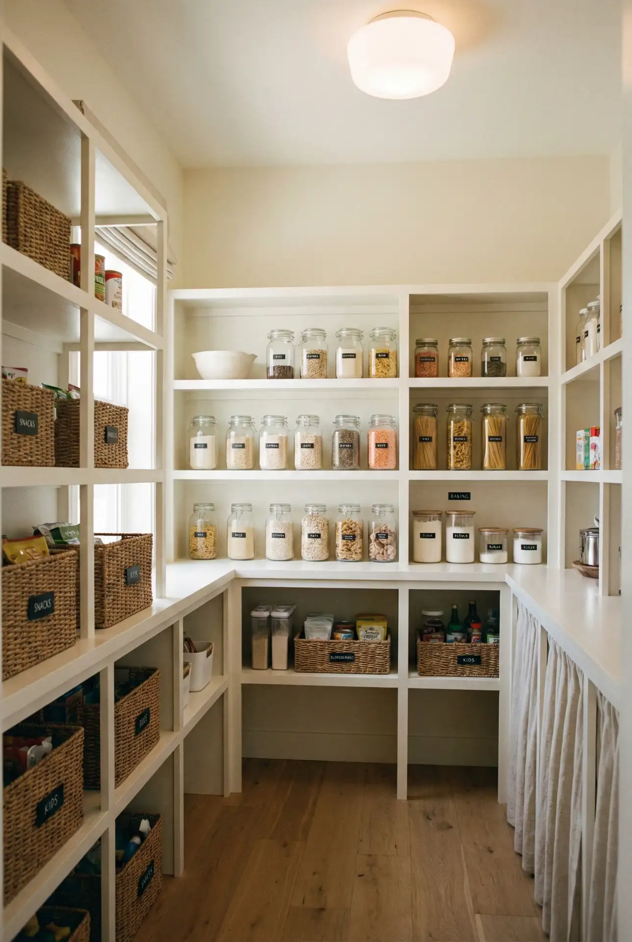 Walk-In Pantry Zones With Clear Categories 2