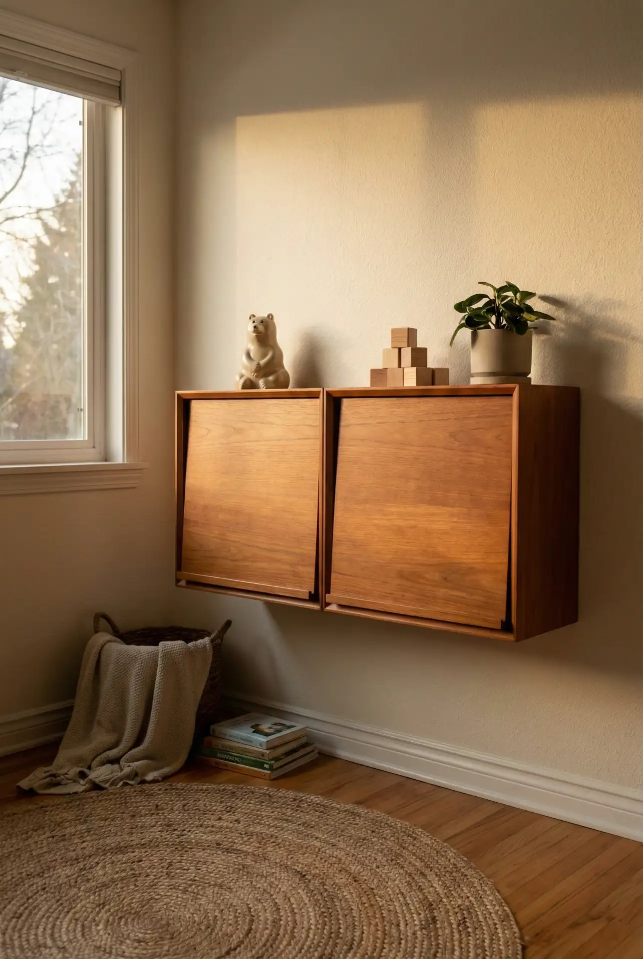Wall-Mounted Toy Cabinets That Look Like Decor 1