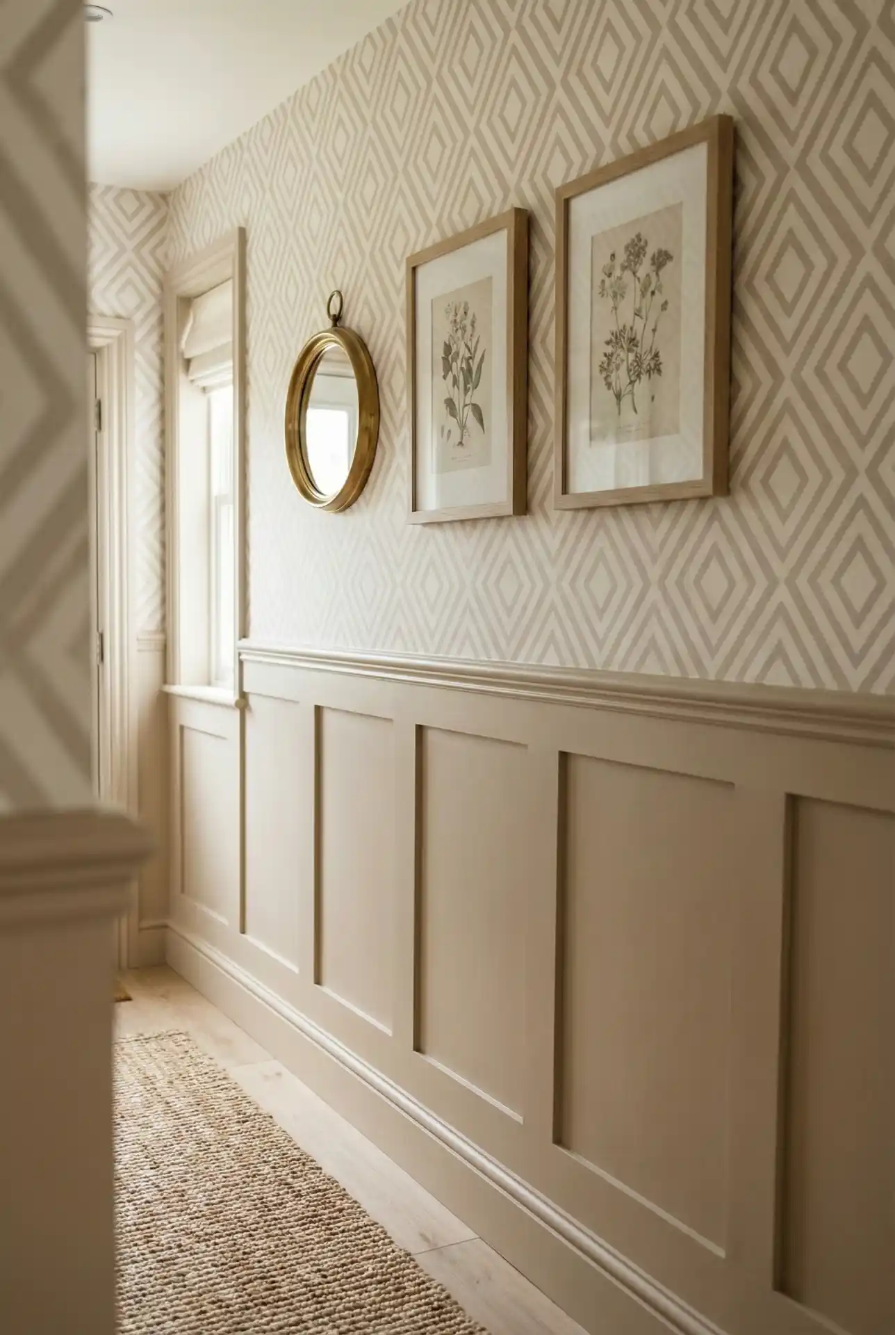 Wallpaper Accent Moment With Colour Blocking 2