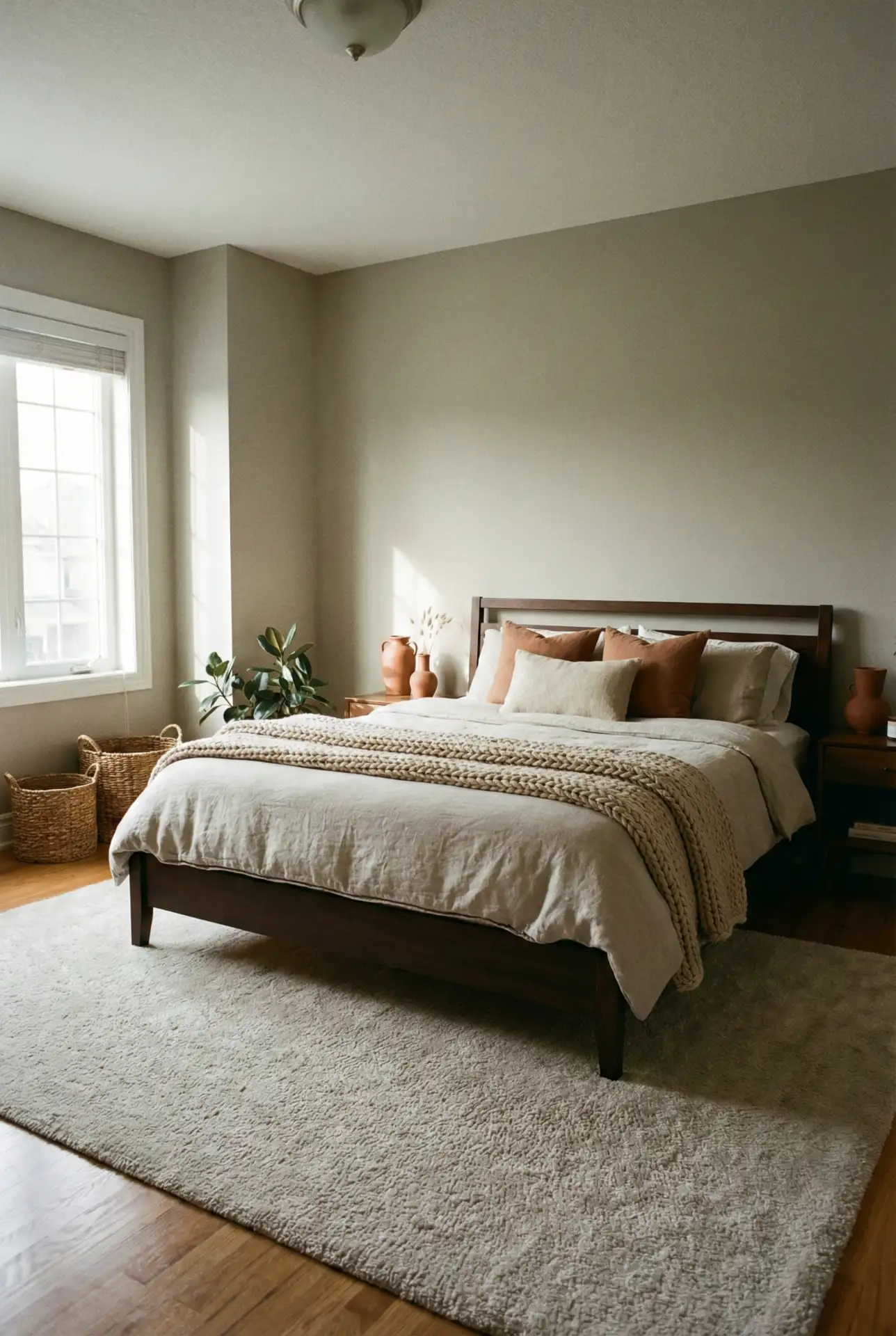 Warm Grey With Brown And Beige Wood Tones 2