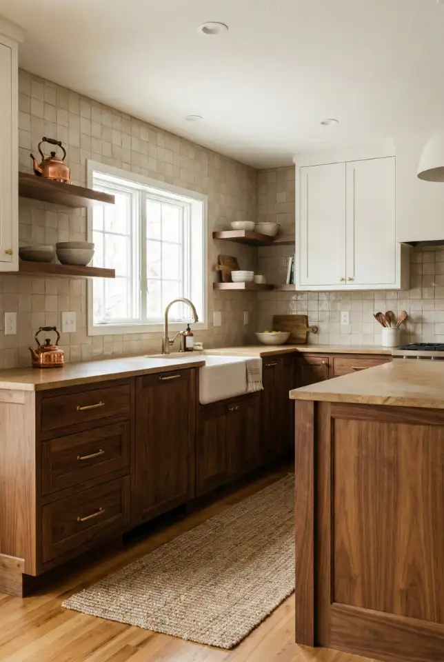 White Kitchen With Black Countertops 2