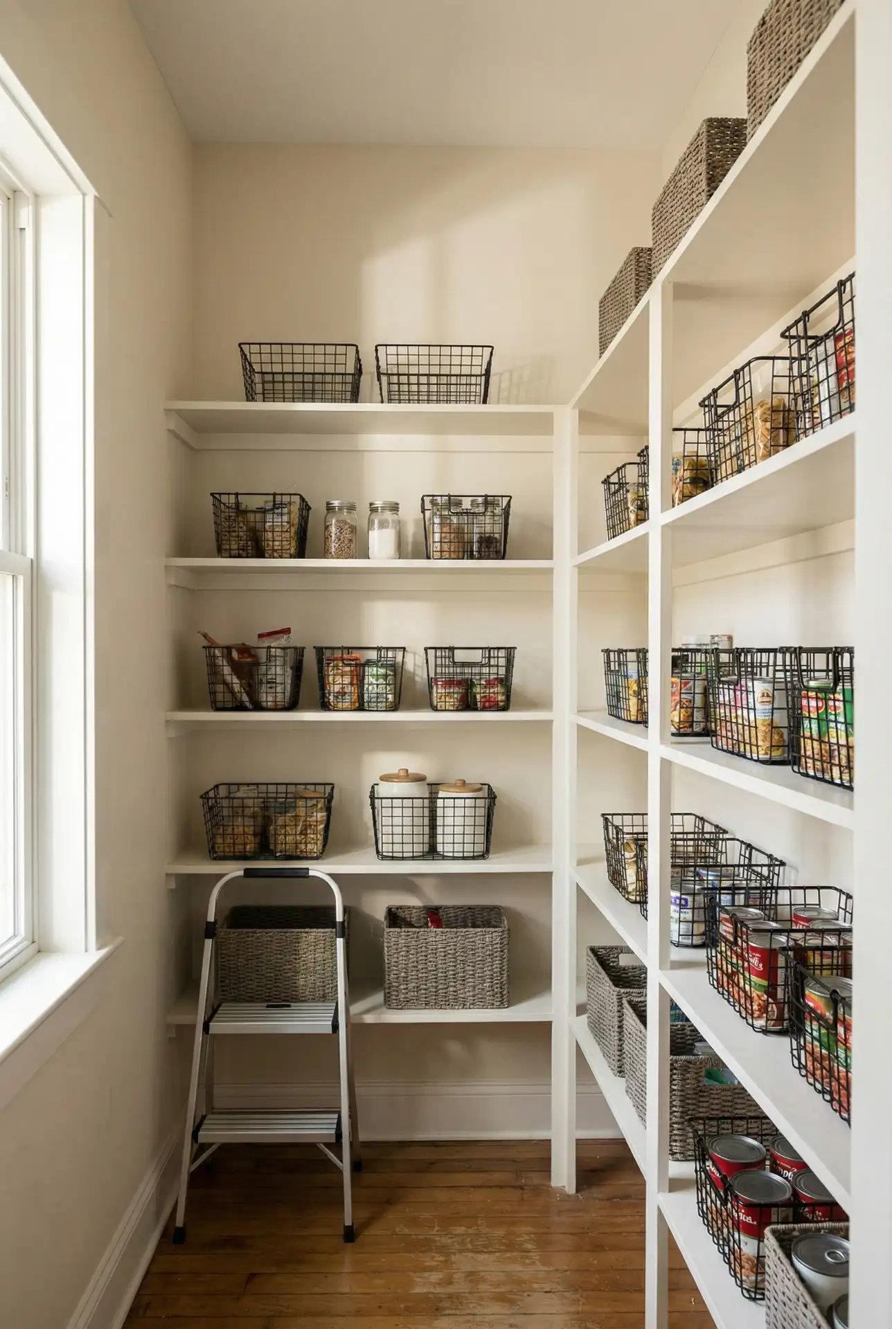 Wire Basket Pantry System 1