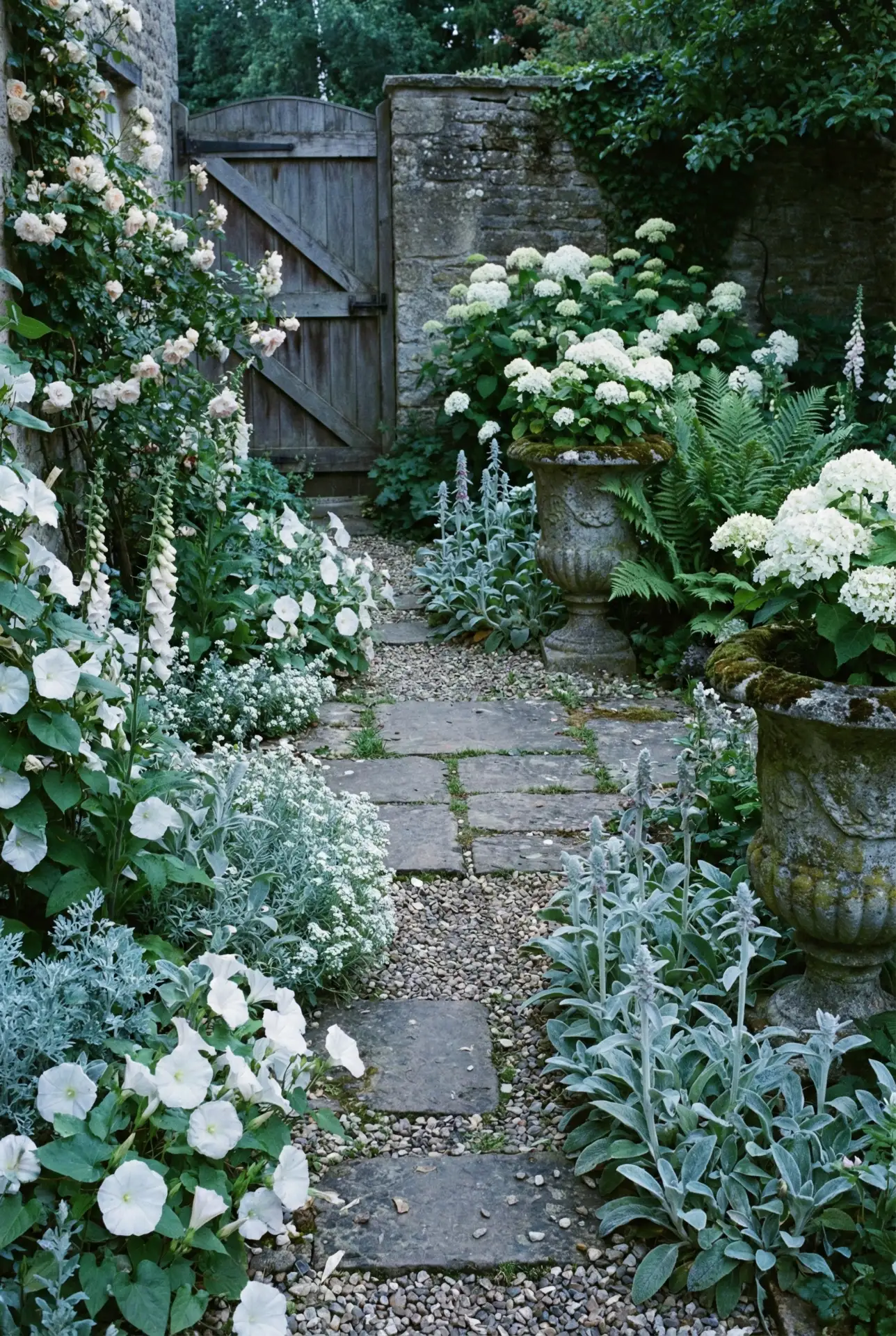 Witchy Cottage Backyard With Moon Garden 1