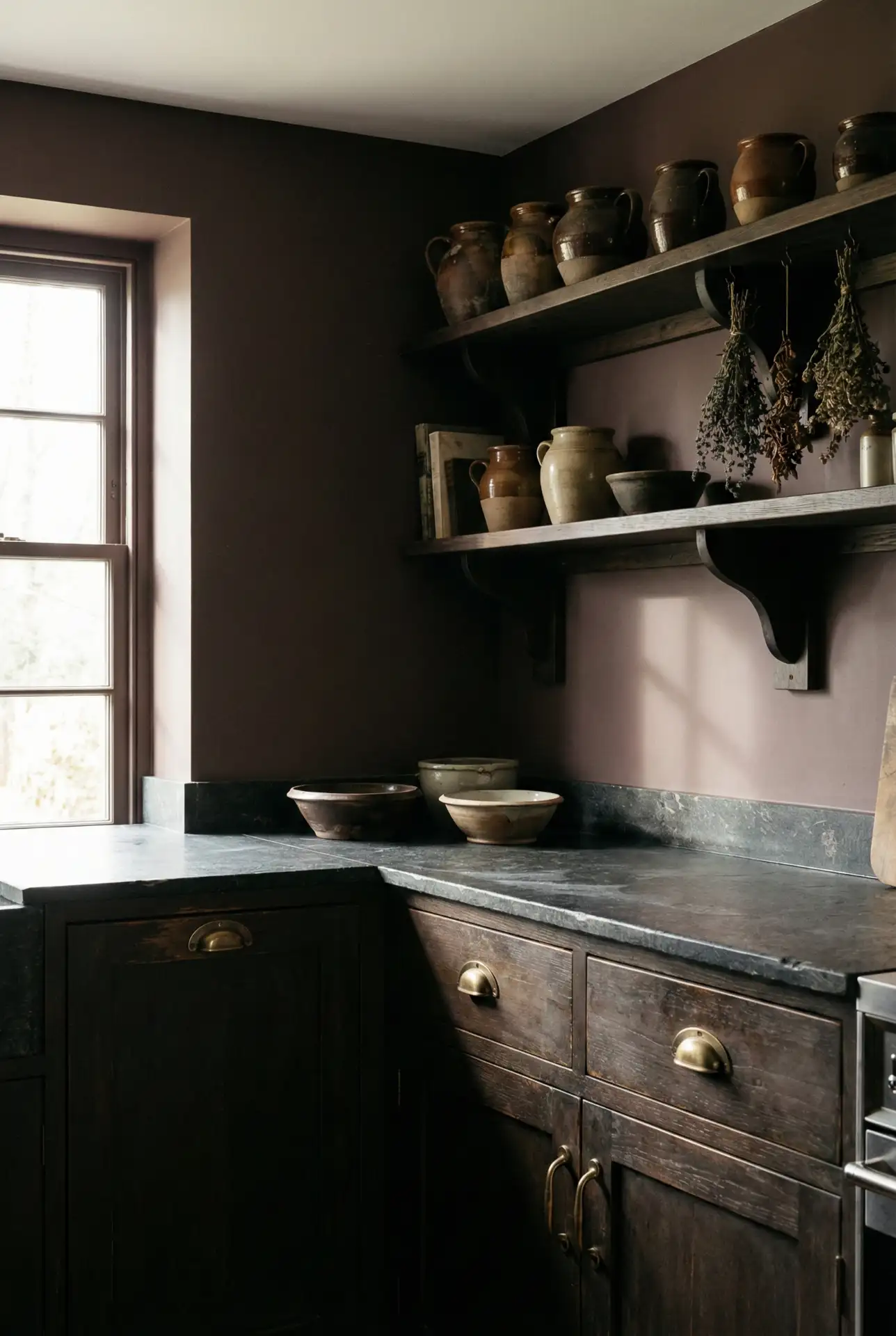 Witchy Plum-Brown That Feels Moody Without Going Black 1