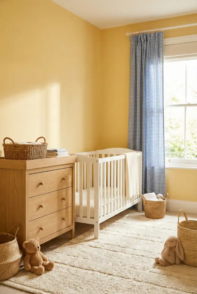 Yellow Sunshine Nursery With Warm Happy Energy 1