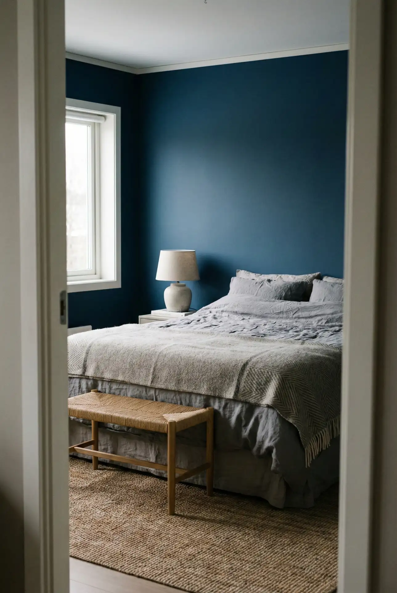 Blue And Grey Serenity For A Guest Bedroom That Always Feels Fresh 1