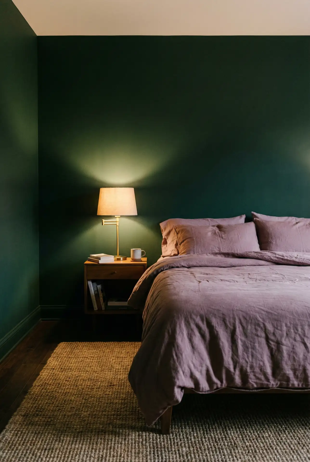 Dark Green And Mauve Modern Romance For Couples 1