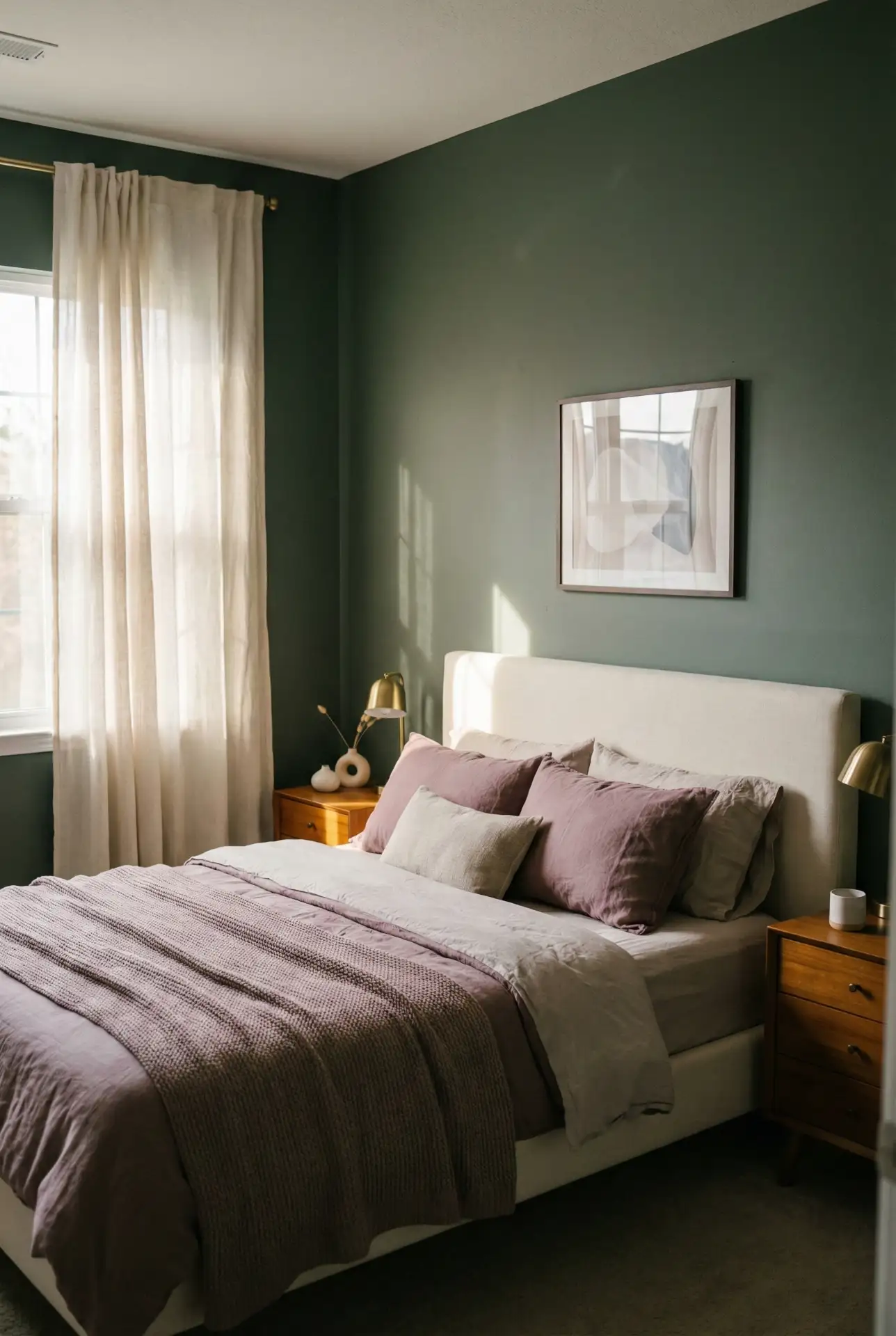 Dark Green And Mauve Modern Romance For Couples 2