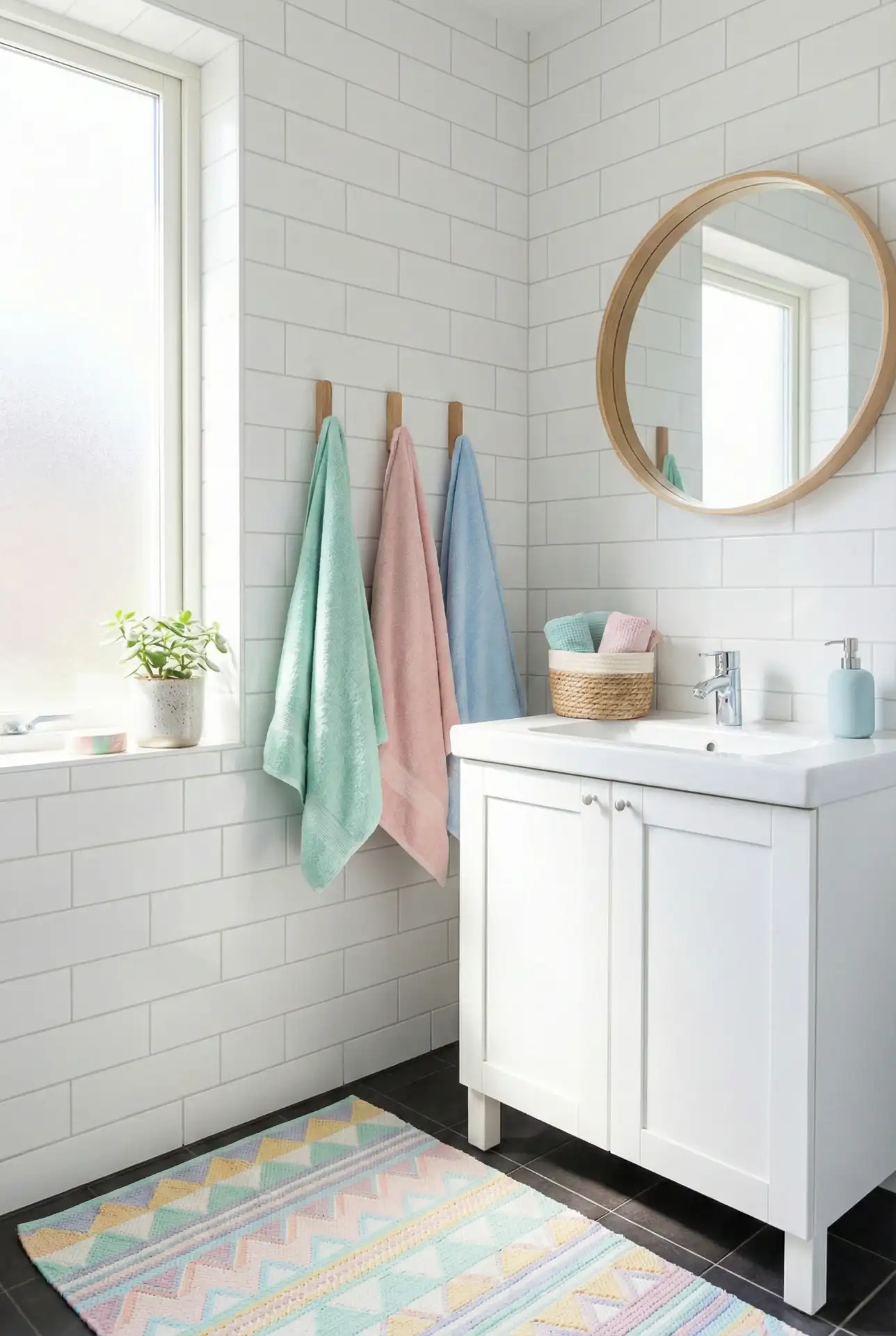 Adopt Me-Inspired Colorful Bath Accessories On A Neutral Base 1