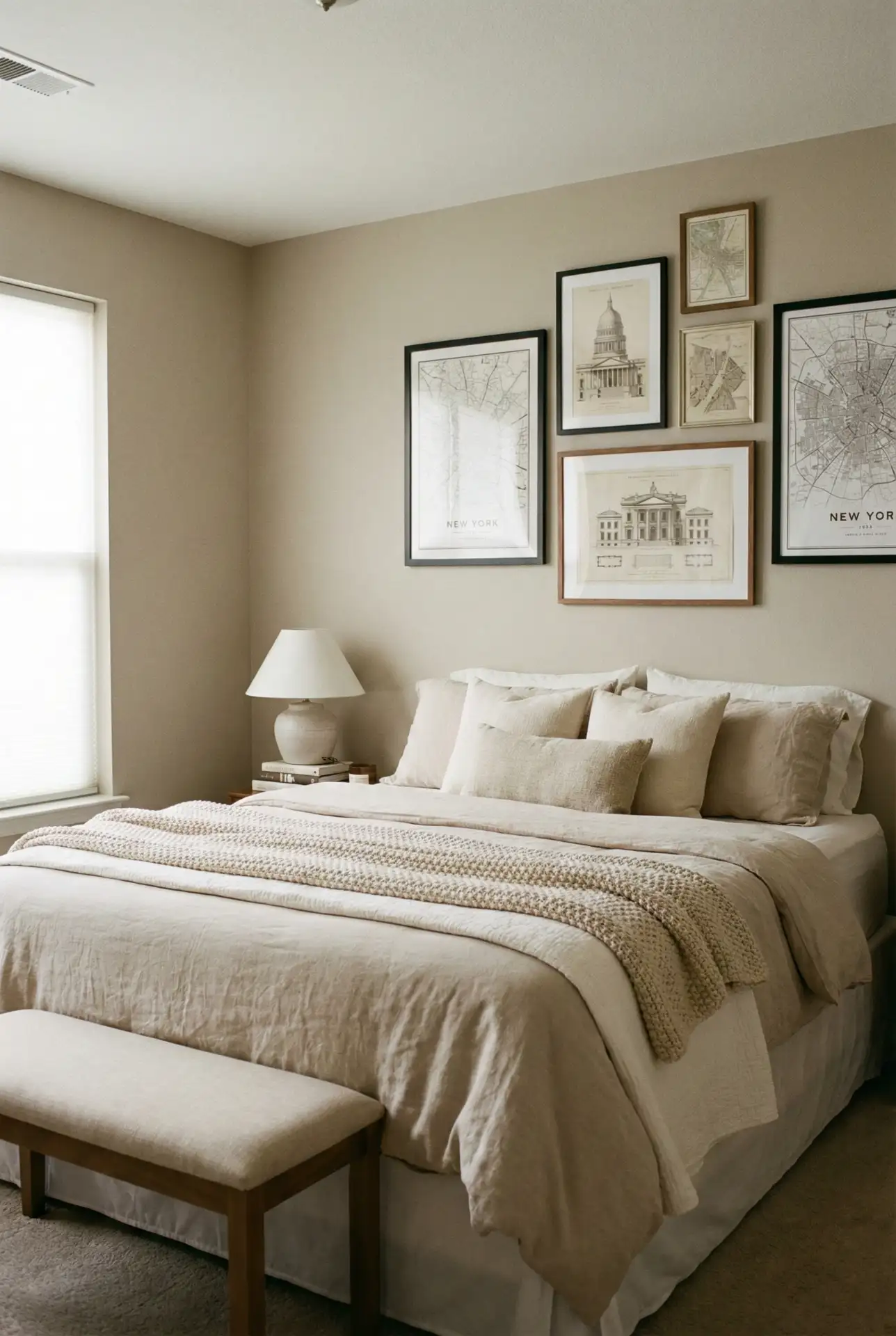 Aesthetic Gallery Wall Sleep Zone 1