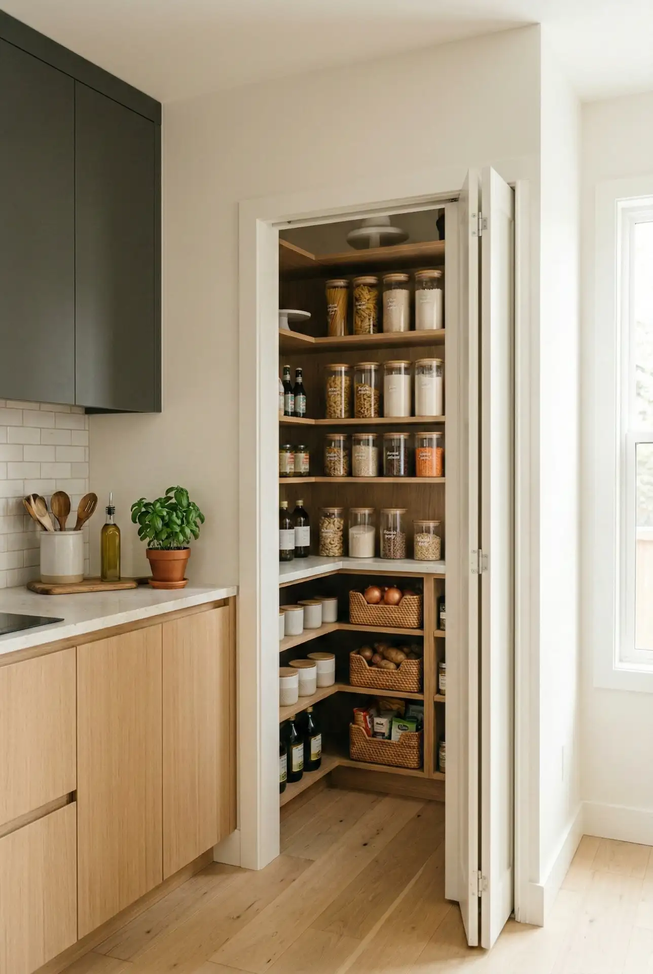 Bifold Organizer Pantry Door 2