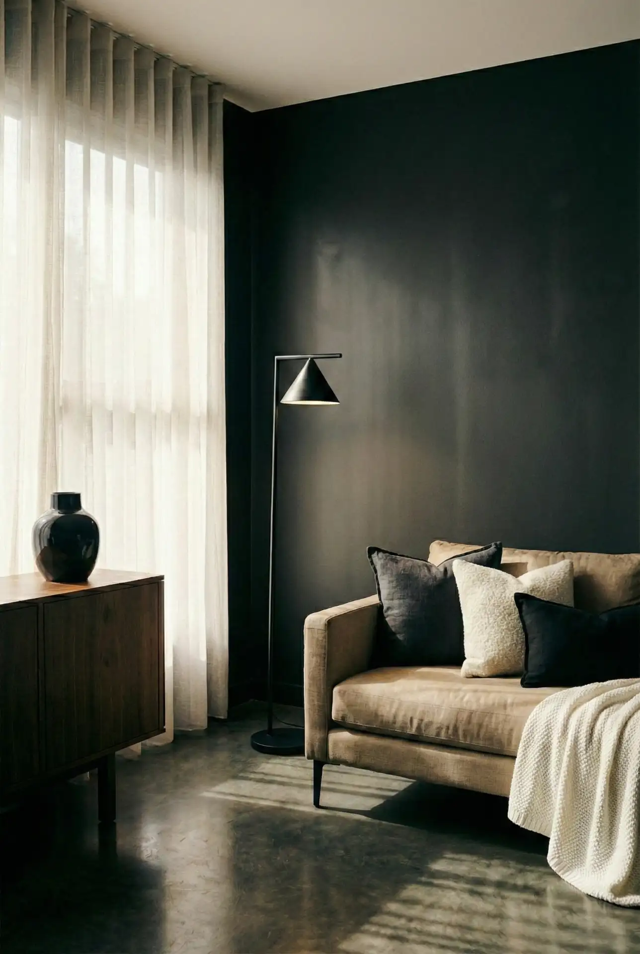 Black And Grey Minimalist With Strong Contrast 1