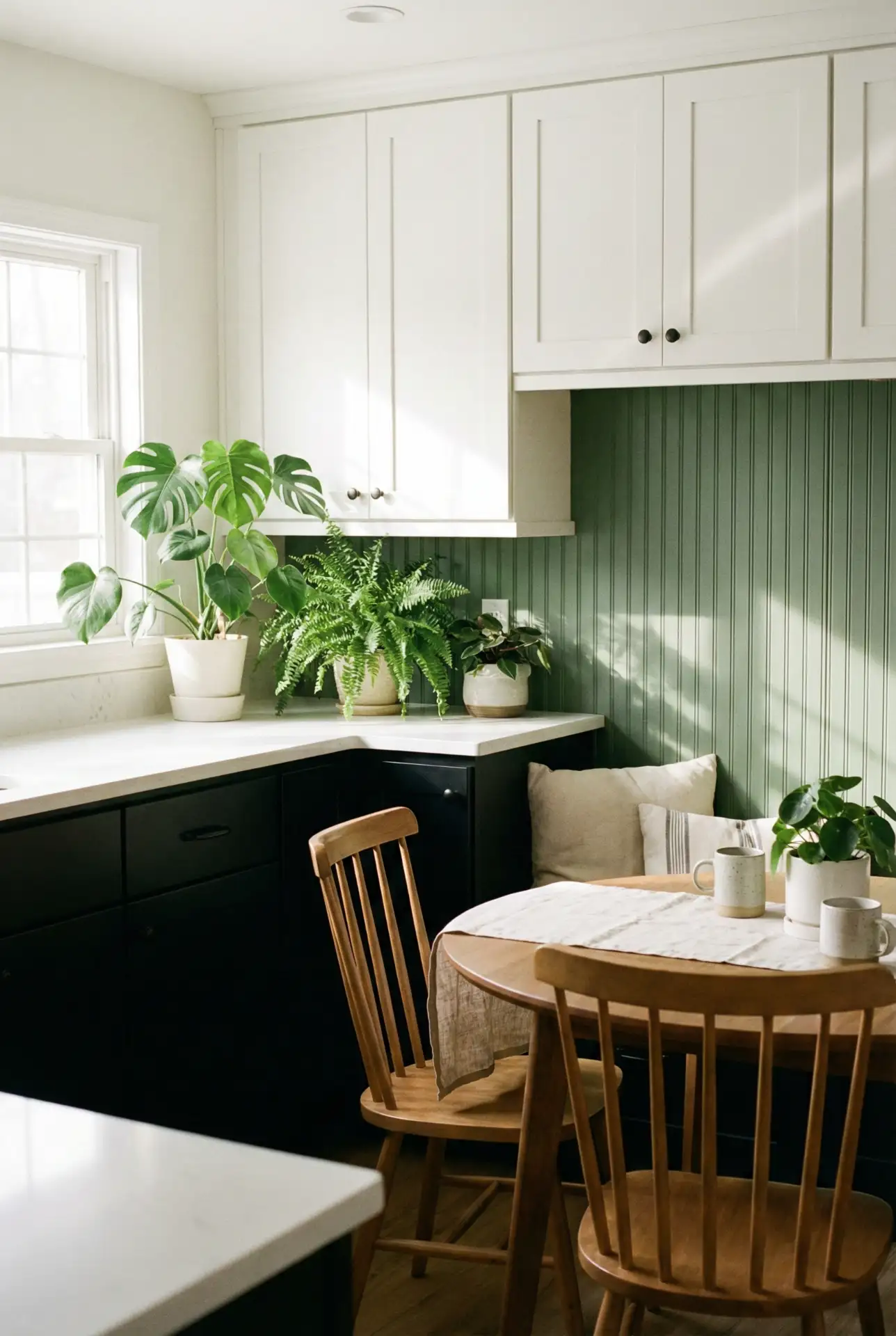 Black And White With A Green Layer For Freshness 2