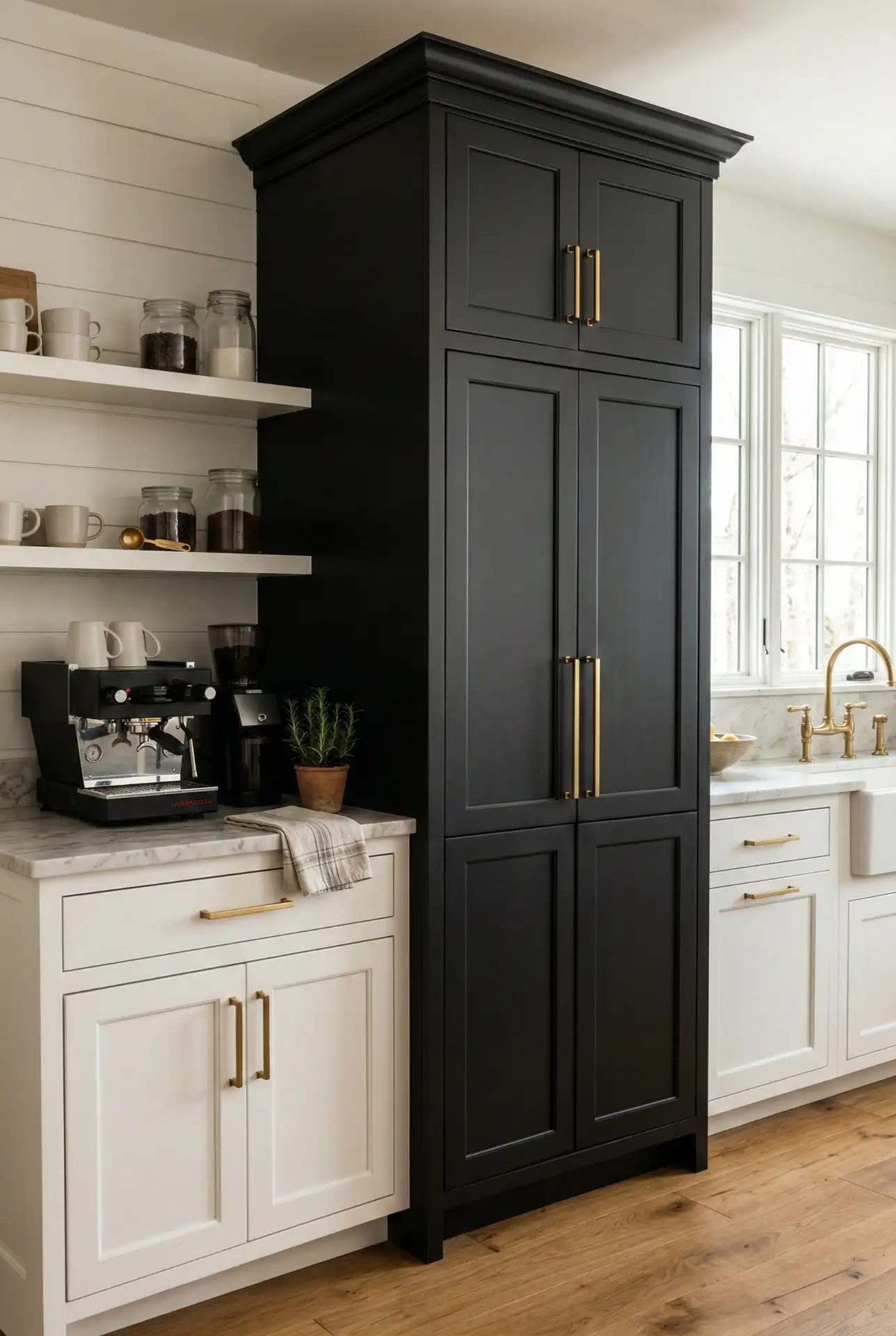 Black Stand-Alone Pantry Statement Piece 1
