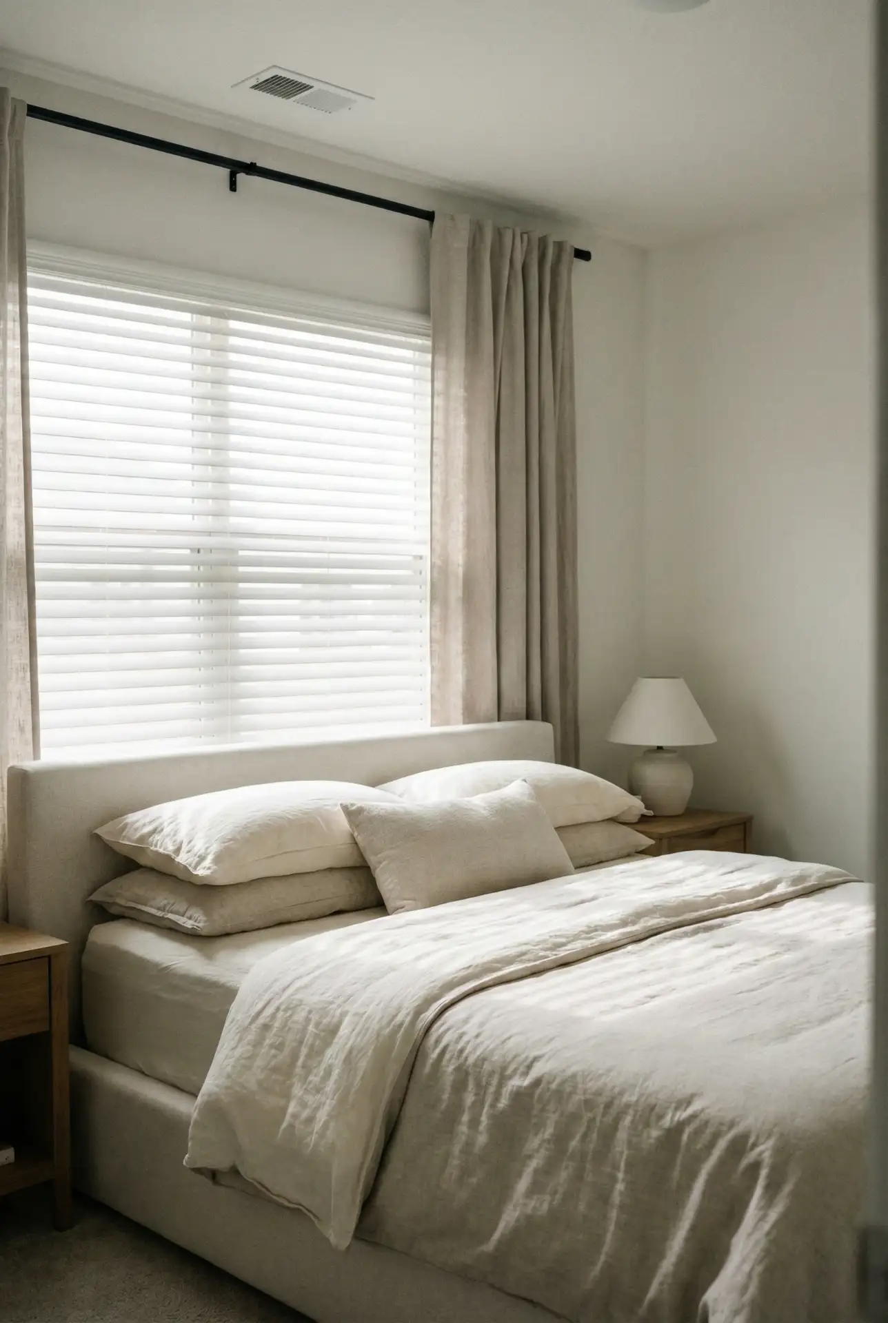 Blinds And Drapes In Matching Color Schemes 2