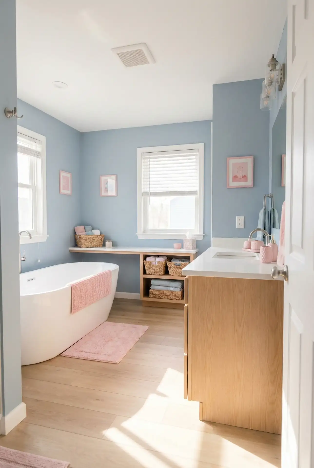 Bloxburg-Inspired Blue And Pink Split Palette 2