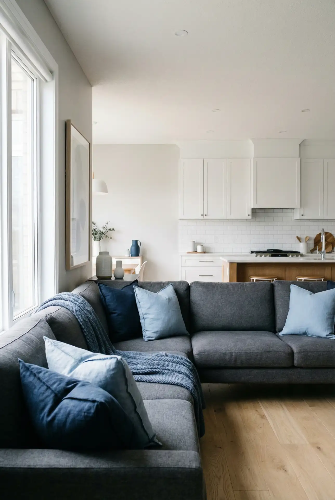 Blue Grey Harmony With Open Layout 1