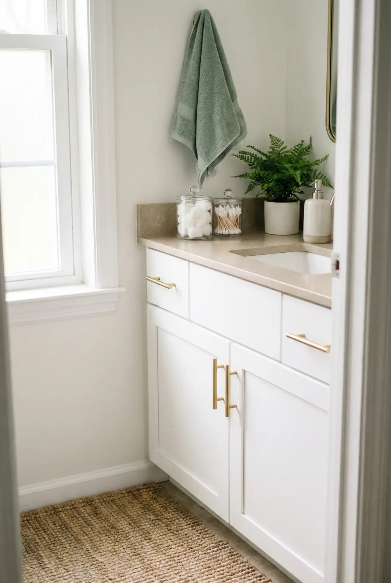 Budget Bathroom Spa Corner With Stick-On Upgrades 2