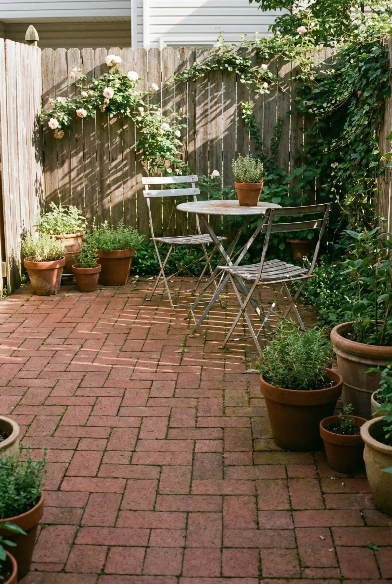 Budget Brick-Inspired Patio With Salvaged Charm 2