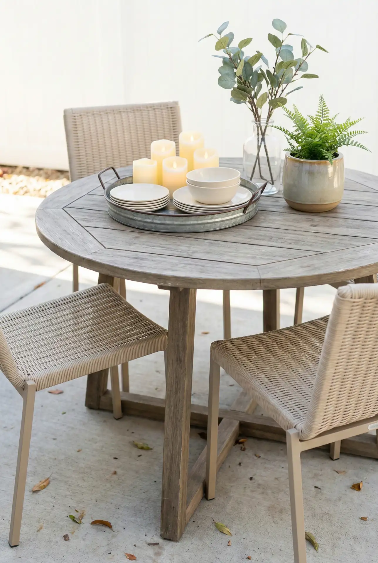 Budget-Friendly Outdoor Tabletop Styling With Dollar Tree Finds 2