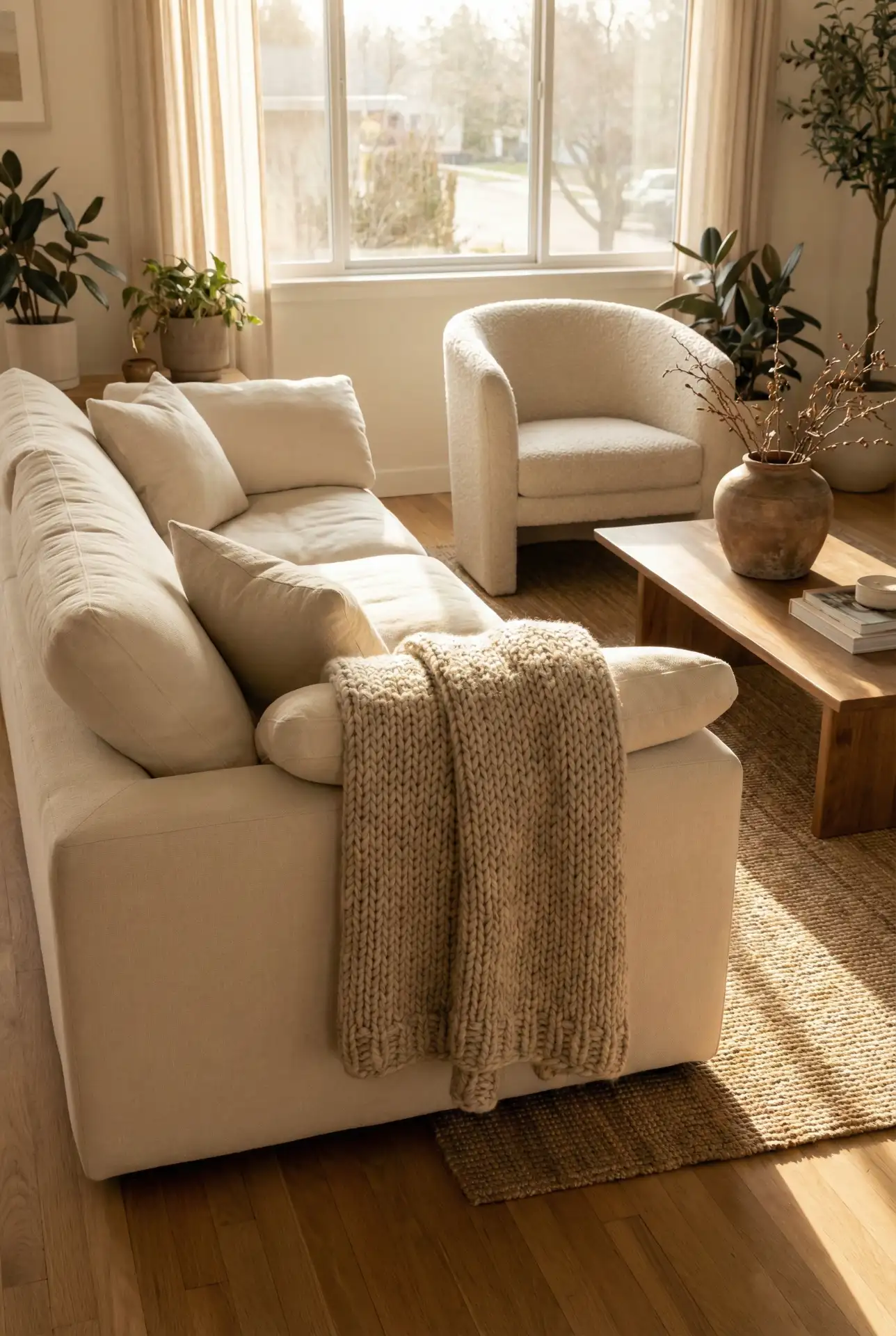Cloud-Soft Corner Sectional With Layered Neutrals 2