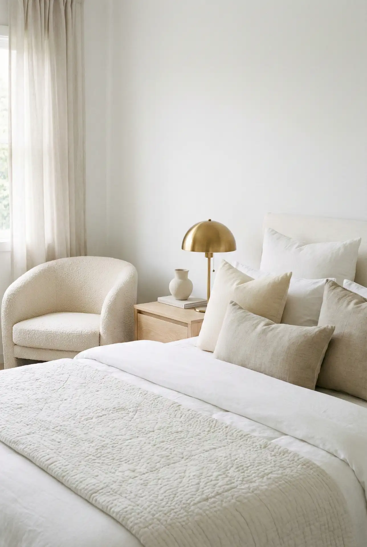 Cloud-White Layers With Warm Metallic Glow 1