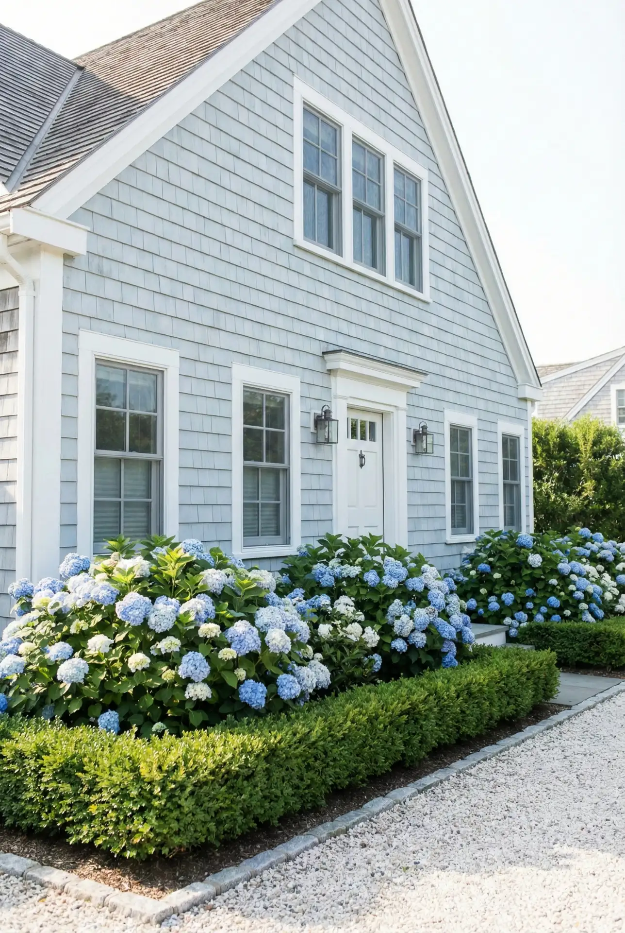 Coastal Color Palettes With Hydrangea Landscaping 2