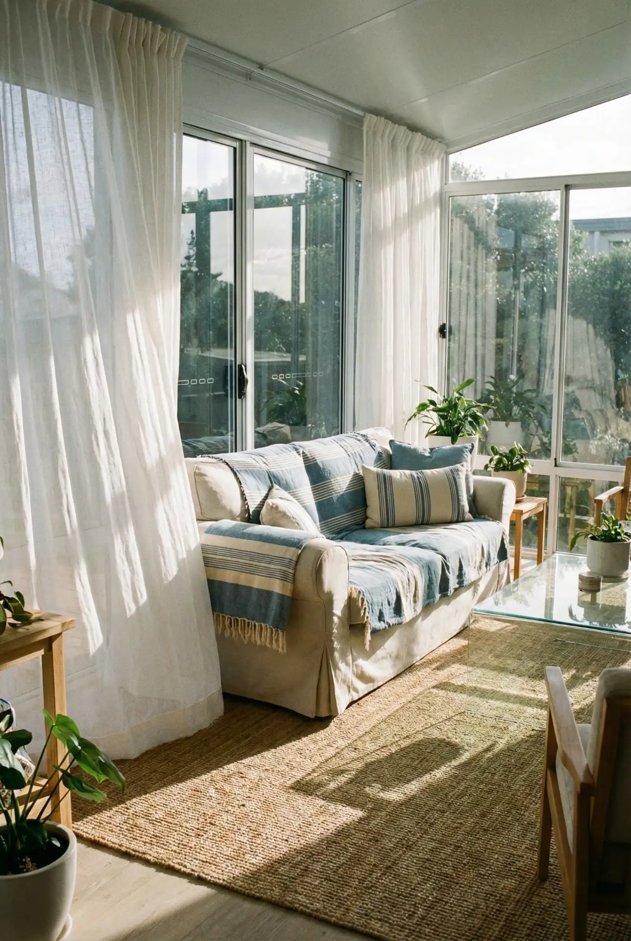 Coastal Florida Blue and White Escape 2