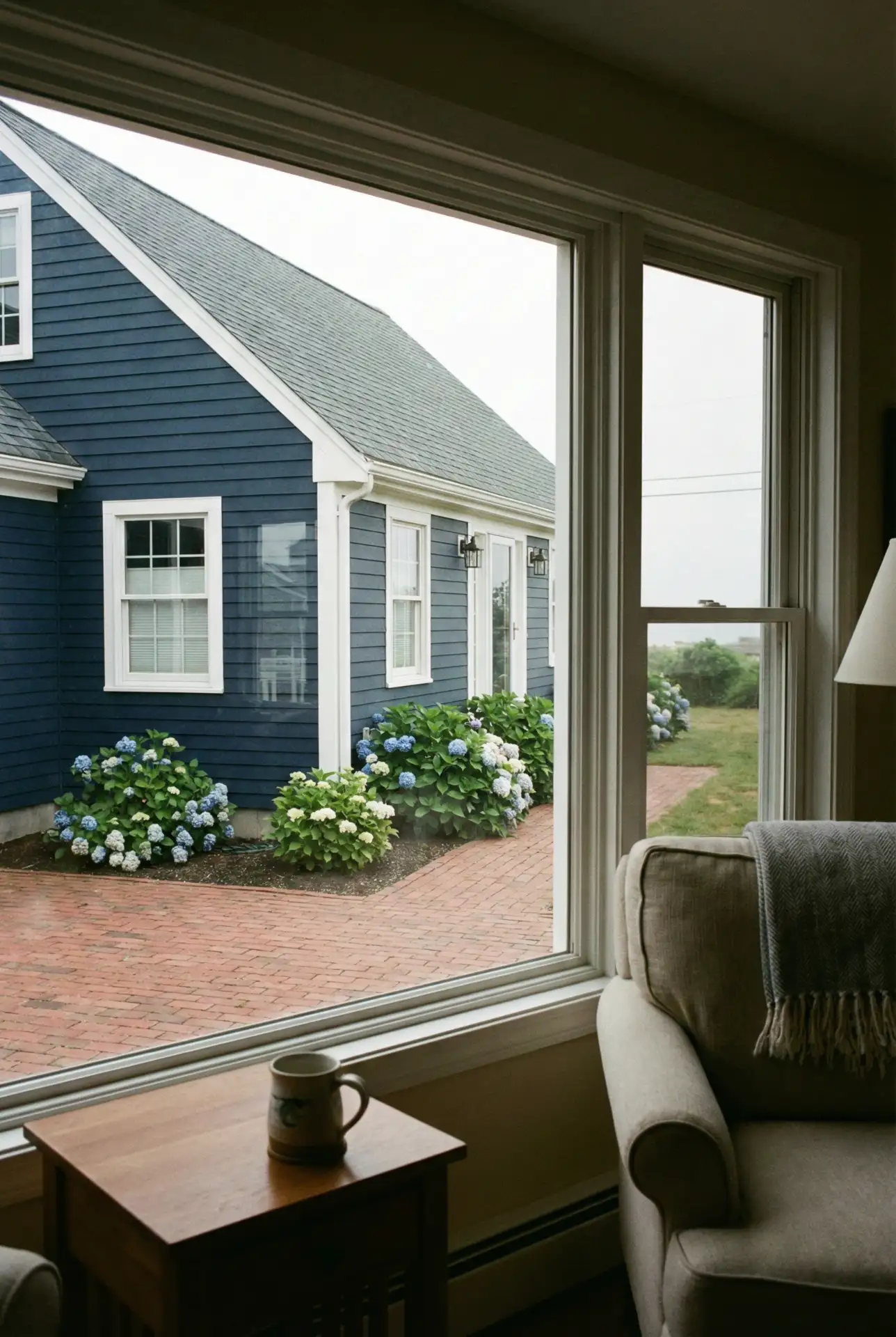 Colonial-Inspired Navy With Crisp White Trim 2