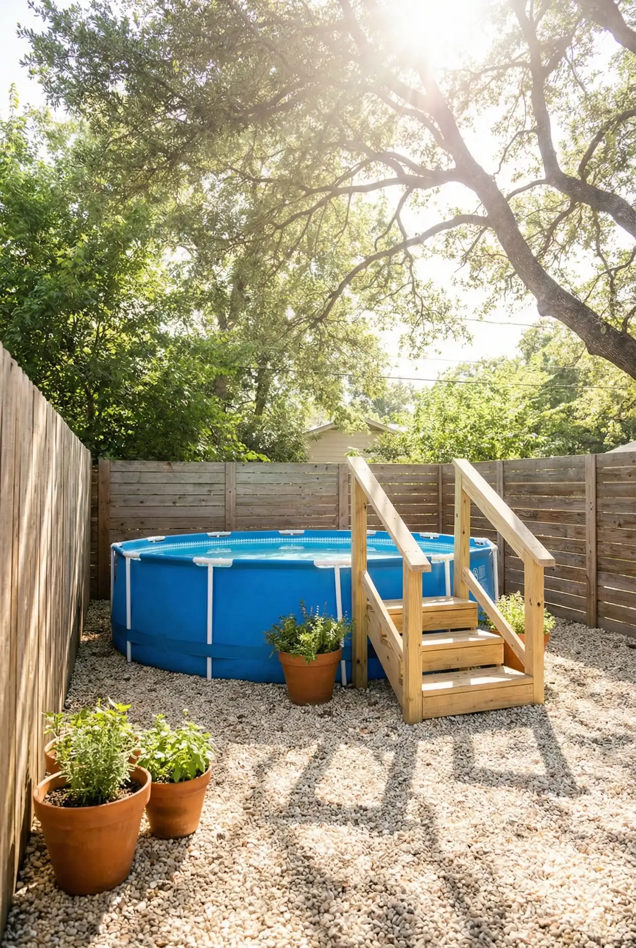 Compact Round Pool for Small Yards 2