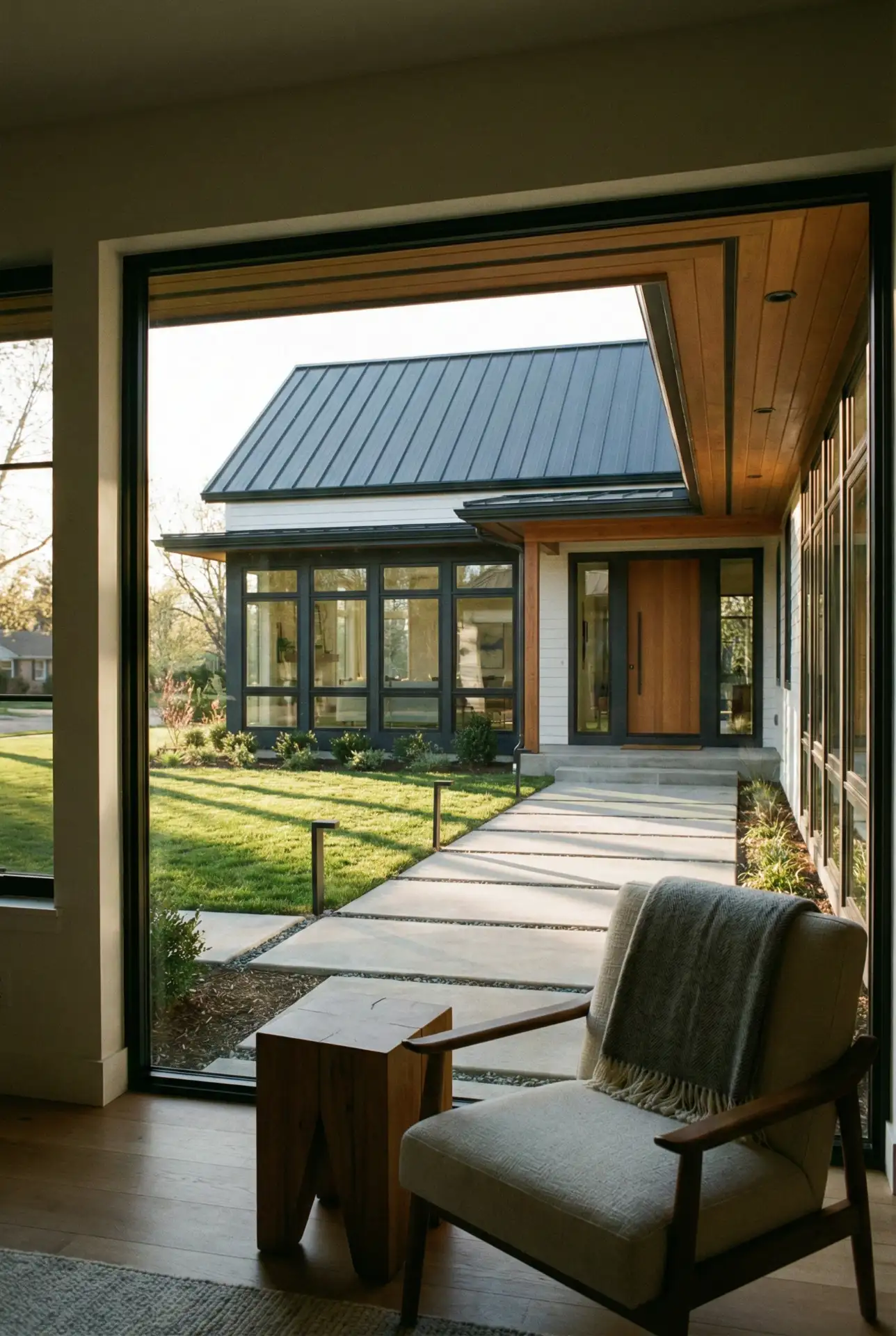 Contemporary Cape With Oversized Windows 2