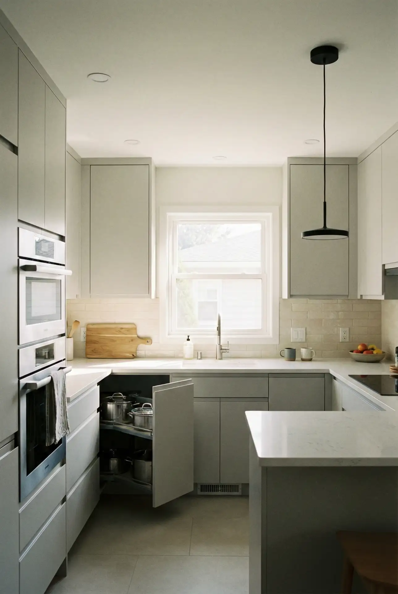 Contemporary U-Shaped Kitchen For Small Spaces 1