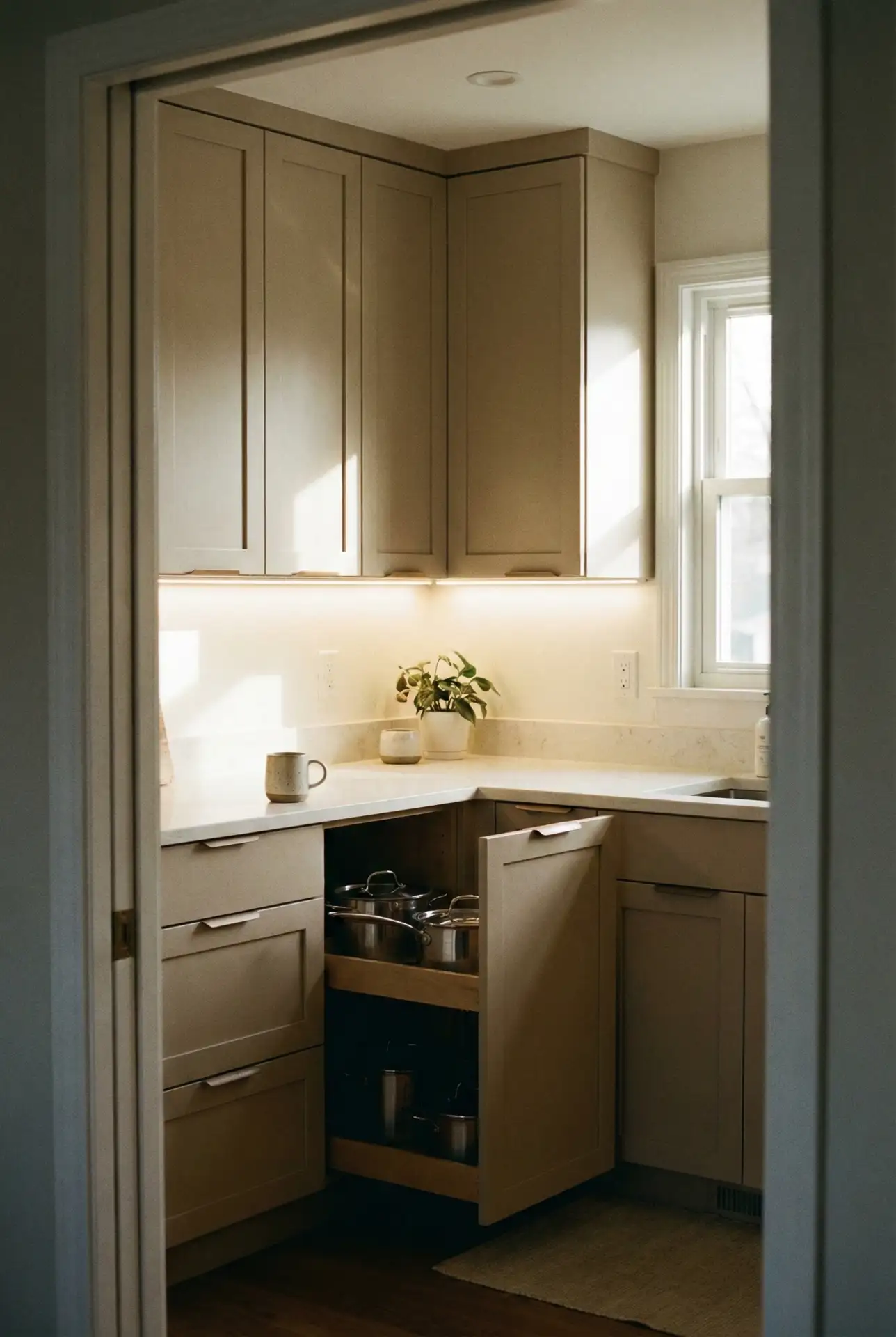 Contemporary U-Shaped Kitchen For Small Spaces 2