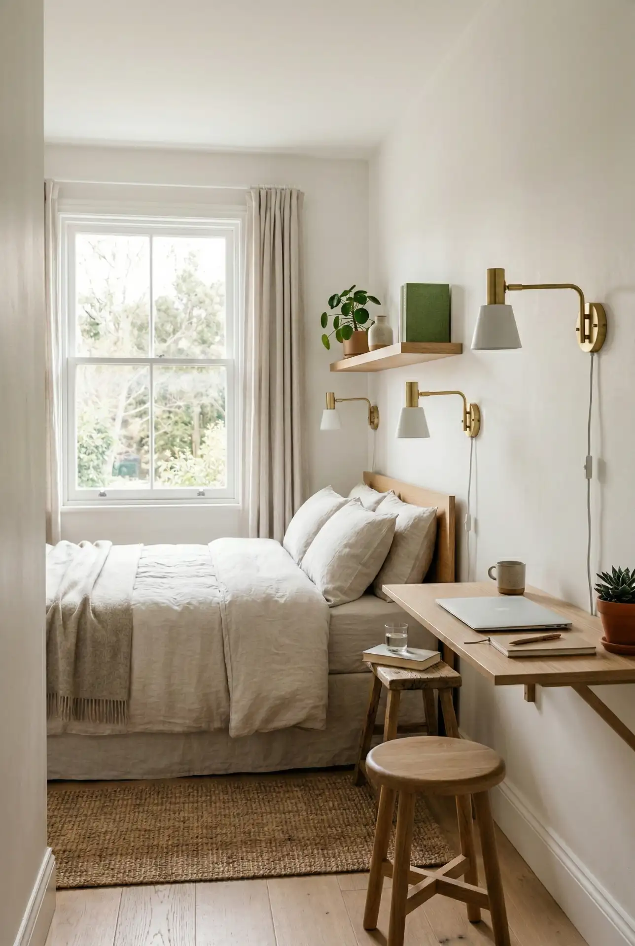 Corner Queen With A Slim Work Wall 2