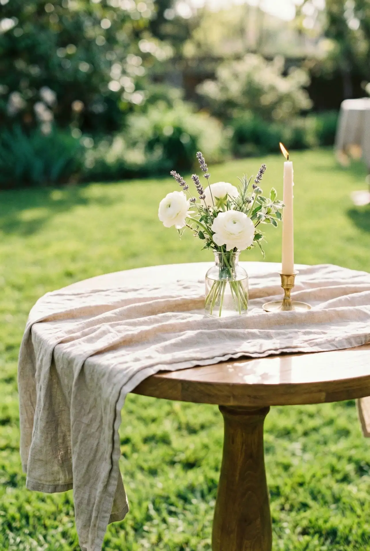 Country Backyard Cocktail Hour Setup 2