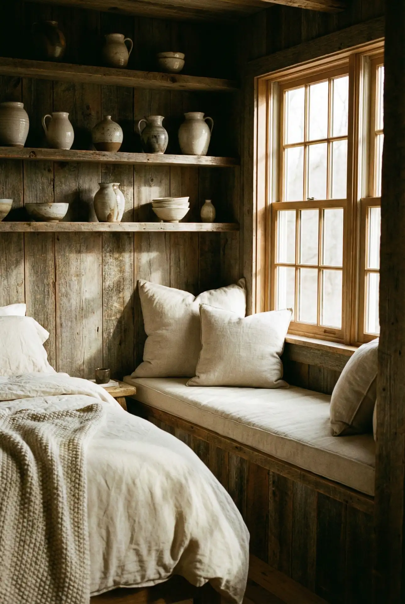 Cozy Cottagecore Bed With Window Seat 2