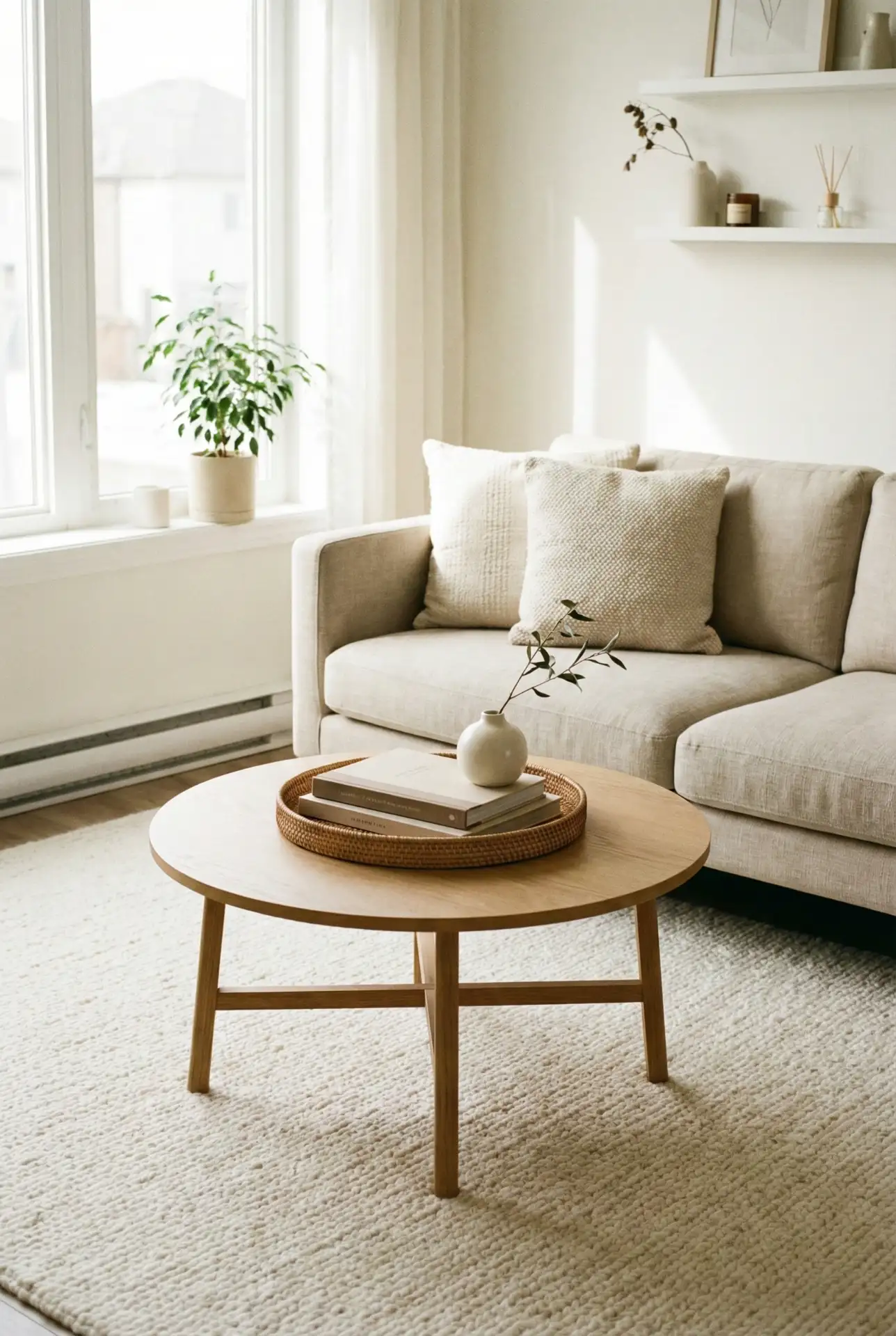 Cozy Modern Coffee Table Styling For Small Apartments 2